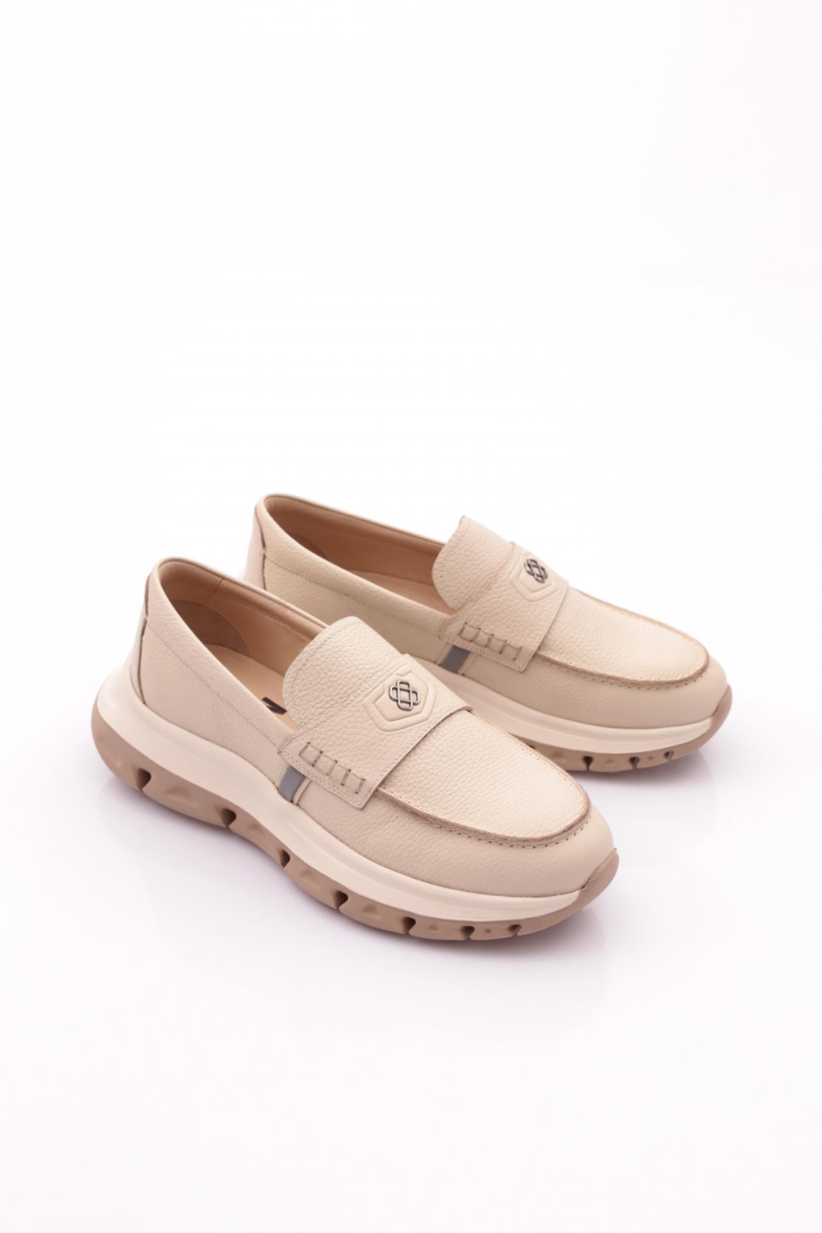 5857 Erkek Üstü Şeritli Comfort Ayakkabi - Görsel 3