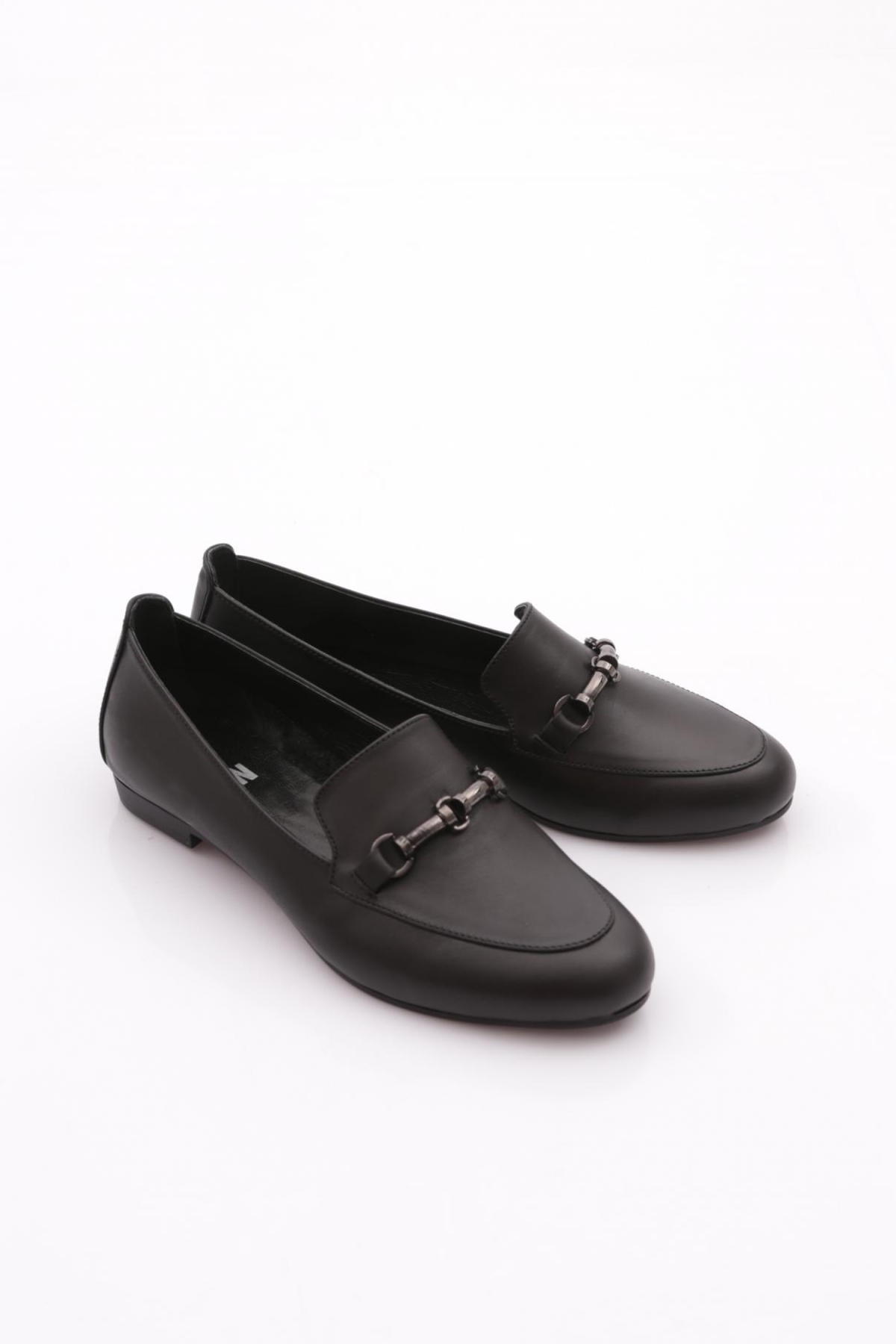 707 Kadin Aksesuarli Loafer Ayakkabi - Görsel 2