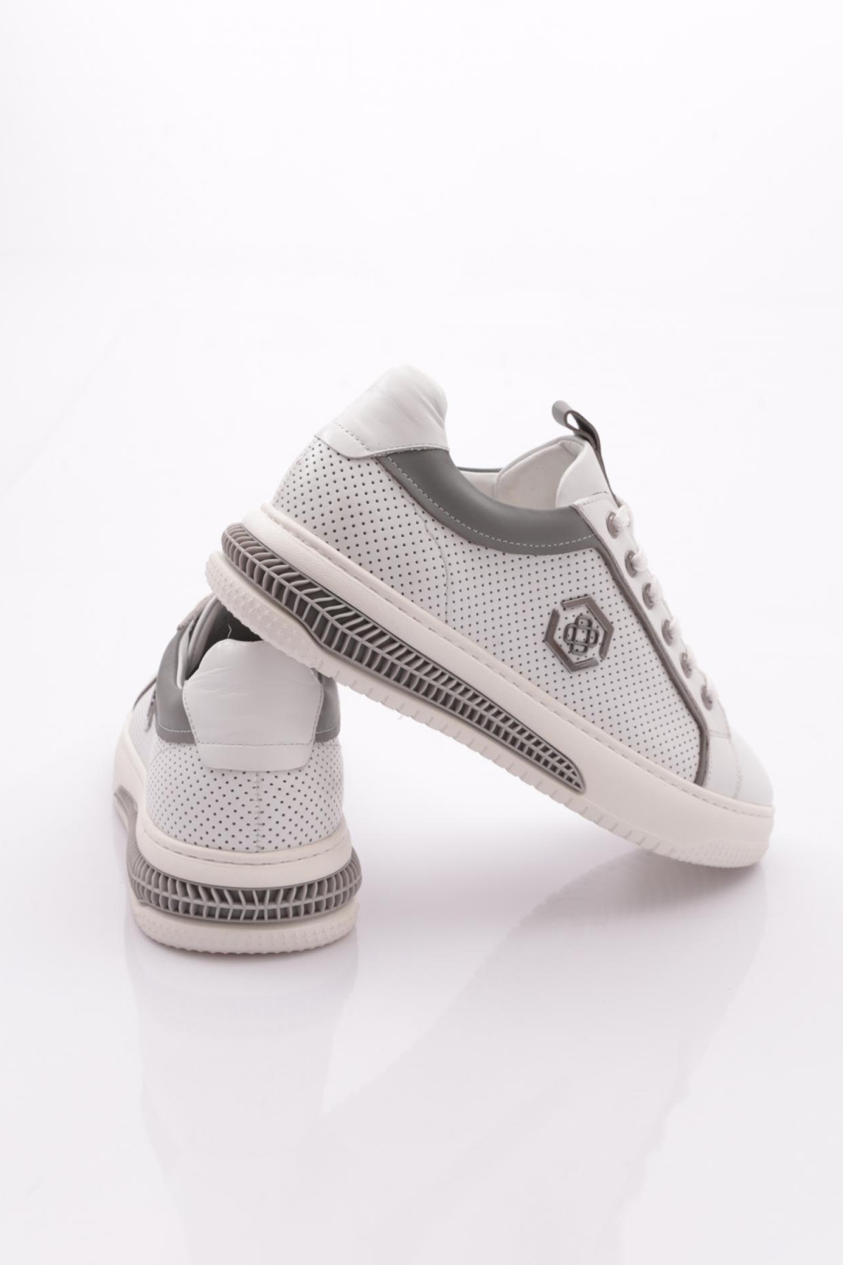 6235 Erkek Bağcikli Sneakers Ayakkabi - Görsel 4