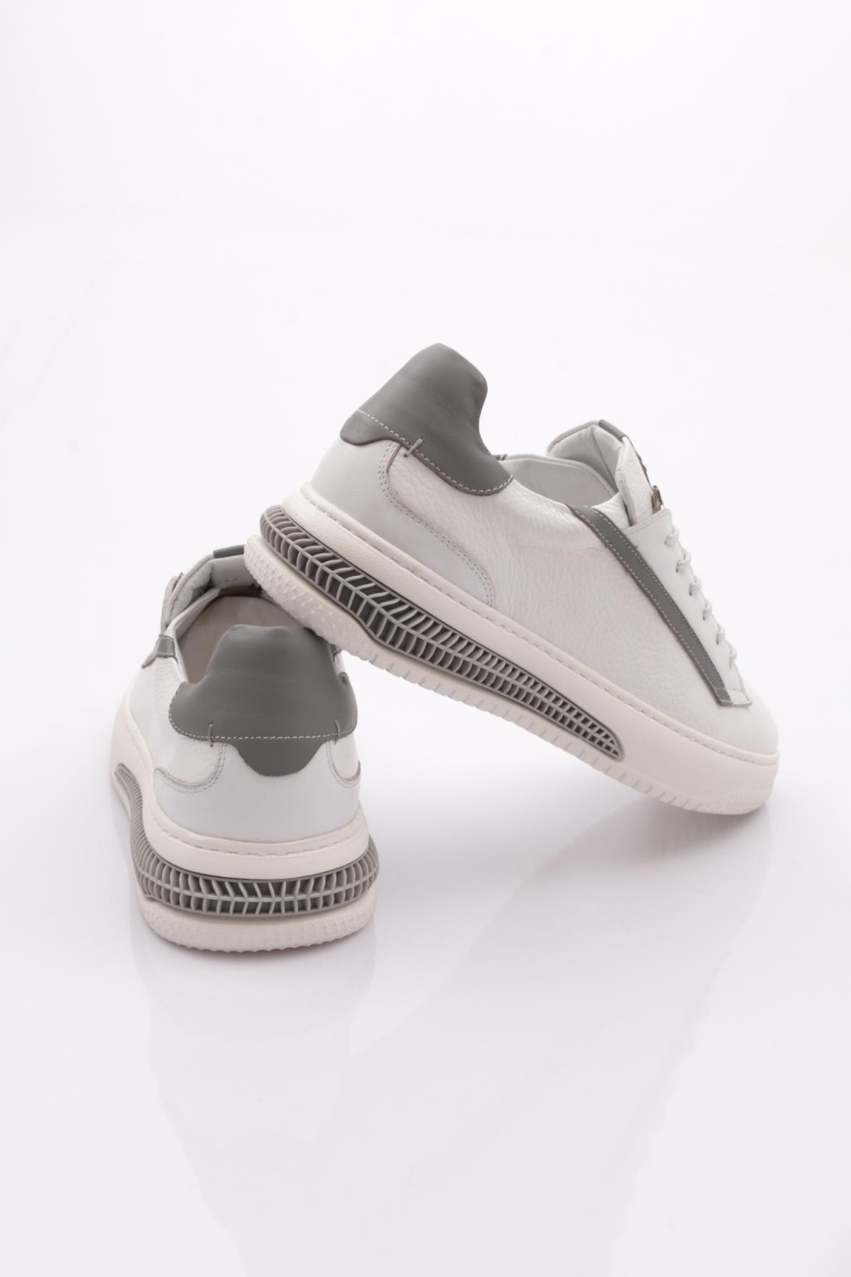 5744 Erkek Bağcikli Sneakers Ayakkabi - Görsel 4