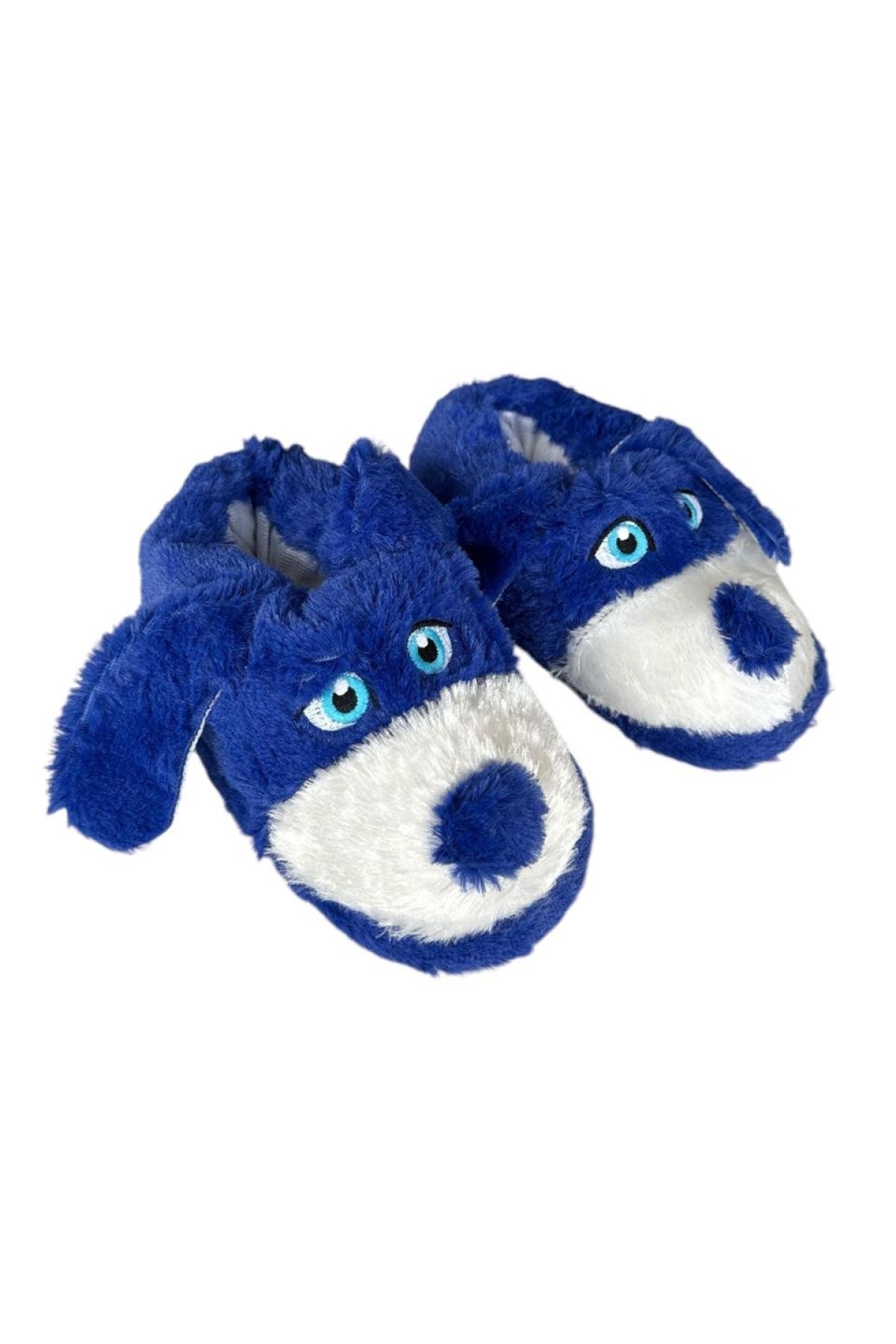 Sevimli Köpek Figürlü Çocuk Panduf MAVİ - Görsel 4