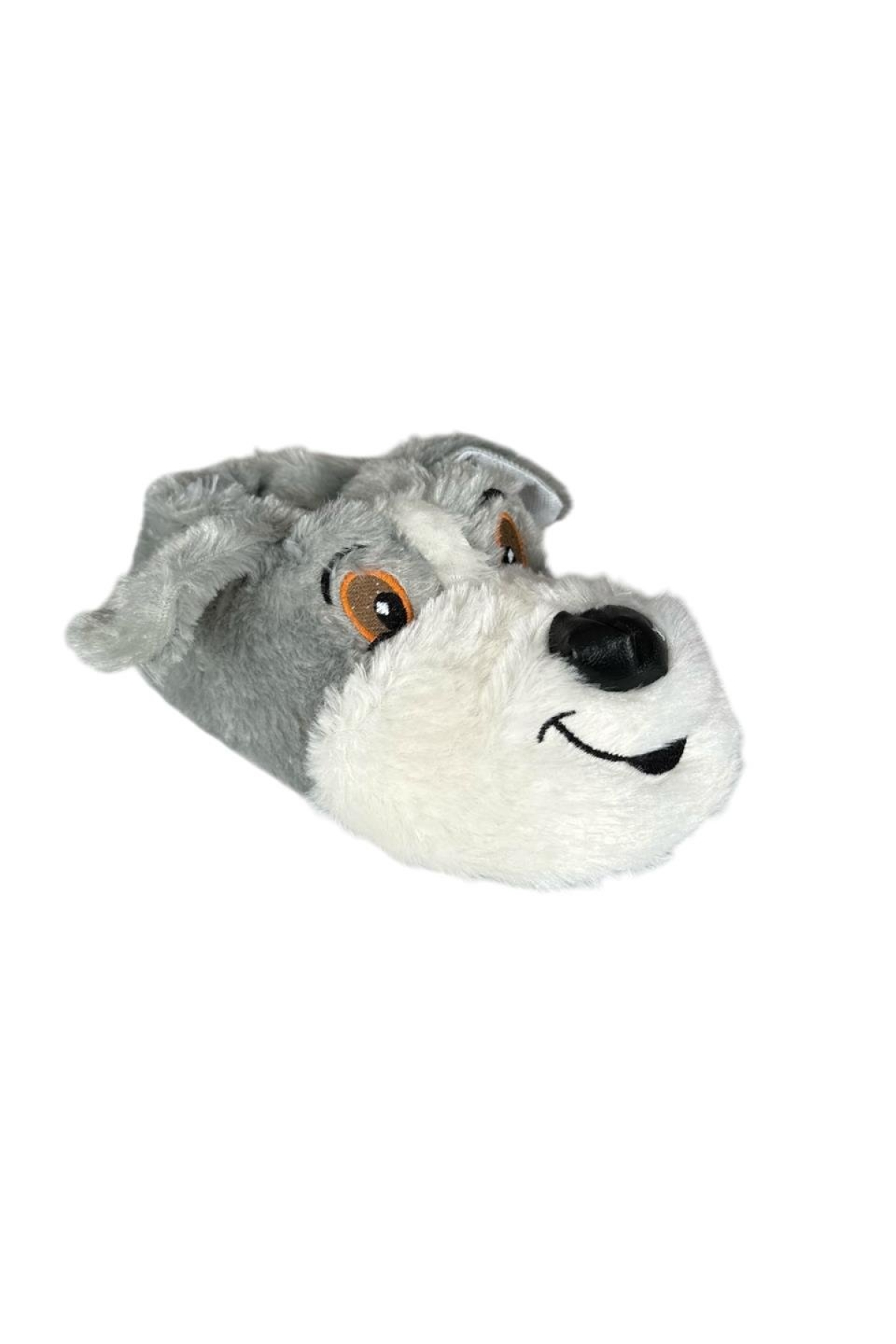 Sevimli Köpek Figürlü Çocuk Panduf GRİ - Görsel 5