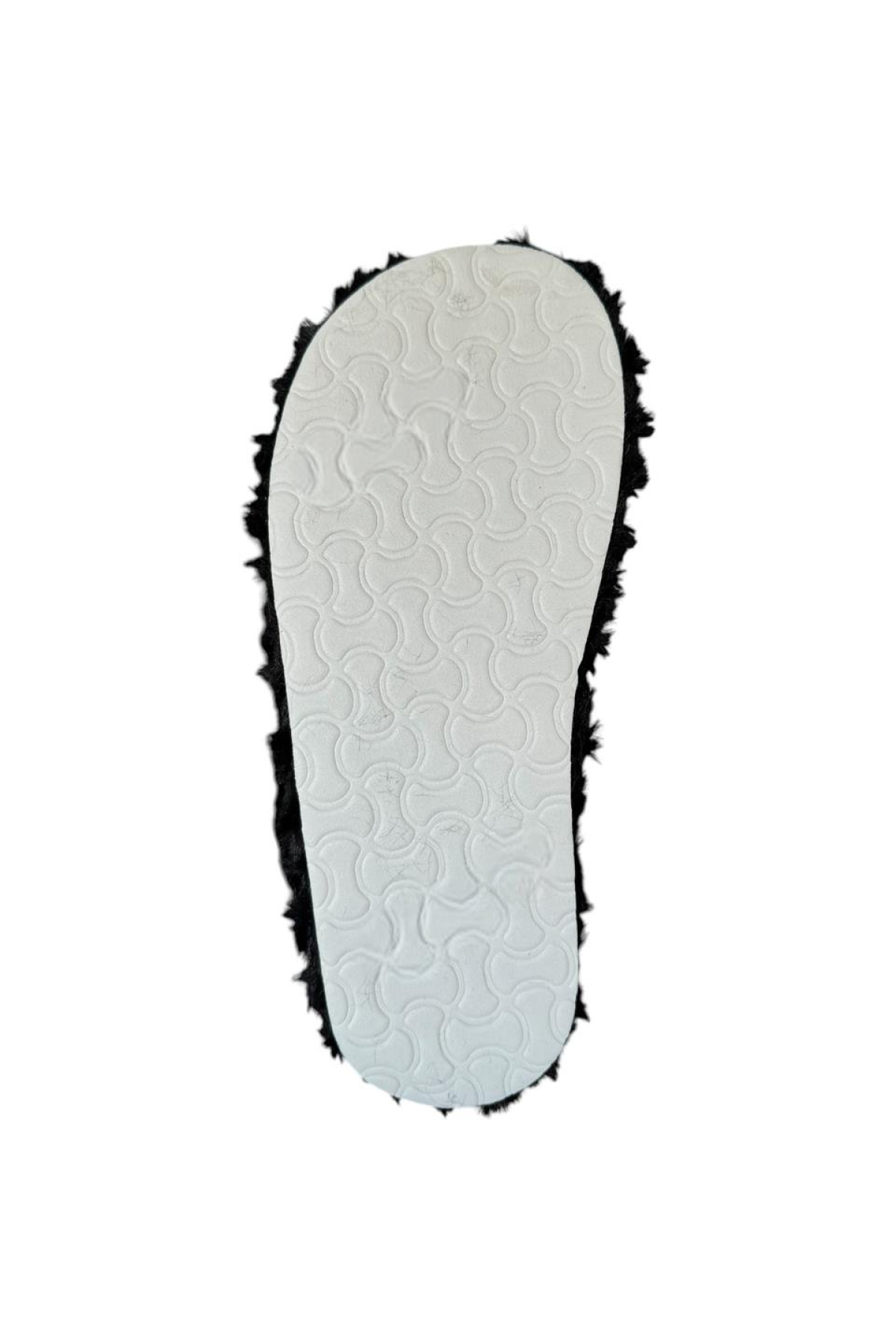 Kadın Panduf Kaydırmaz Taban Ev Botu Kalın Hafif Taban SİYAH - Görsel 5