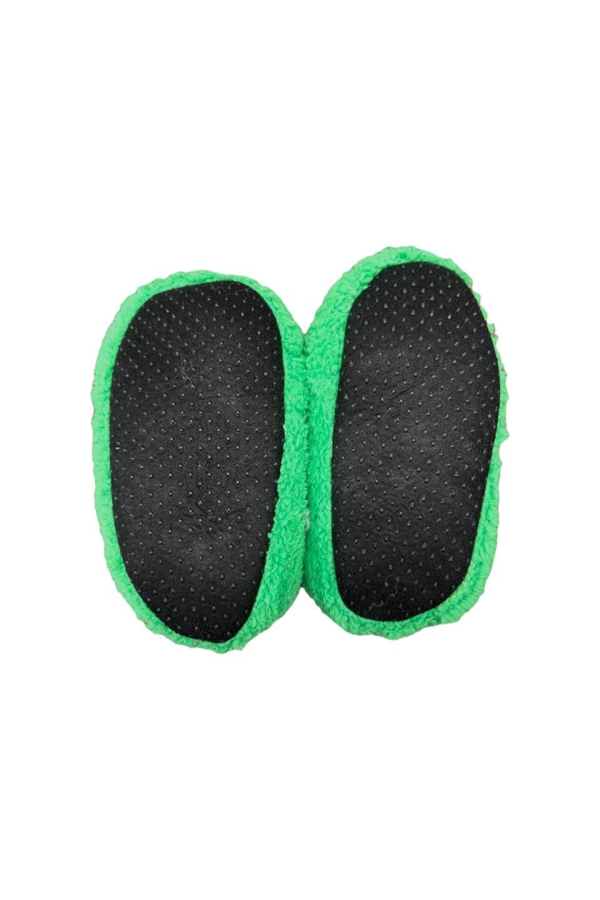 Şirin Çocuk Panduf Ev Pandufu Ev Ayakkabısı Ev Botu Kreş Okul Ayakkabısı YEŞİL - Görsel 7