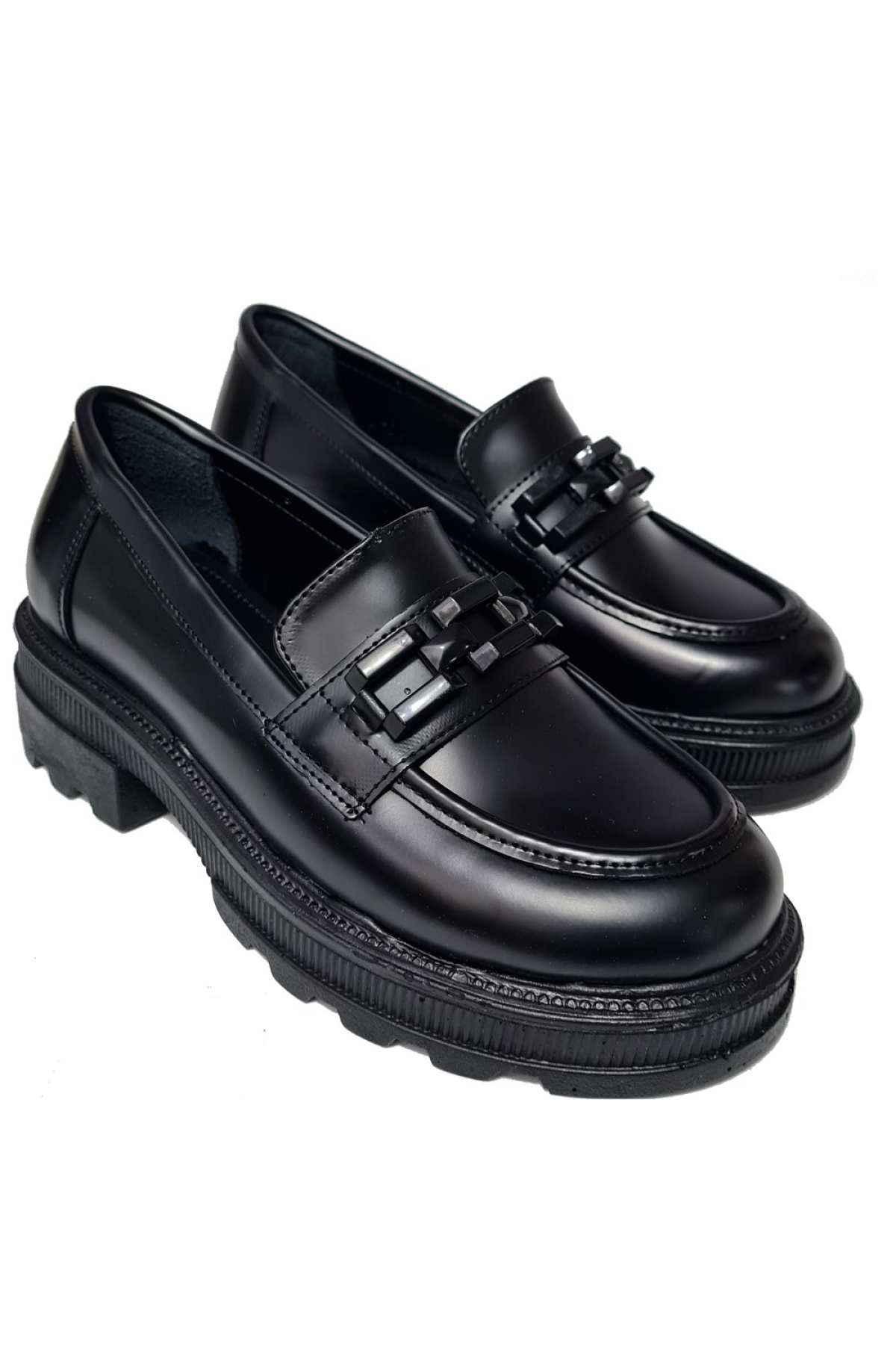 Aksesuarlı Kadın Loafer Ayakkabı 429002-z - Görsel 4