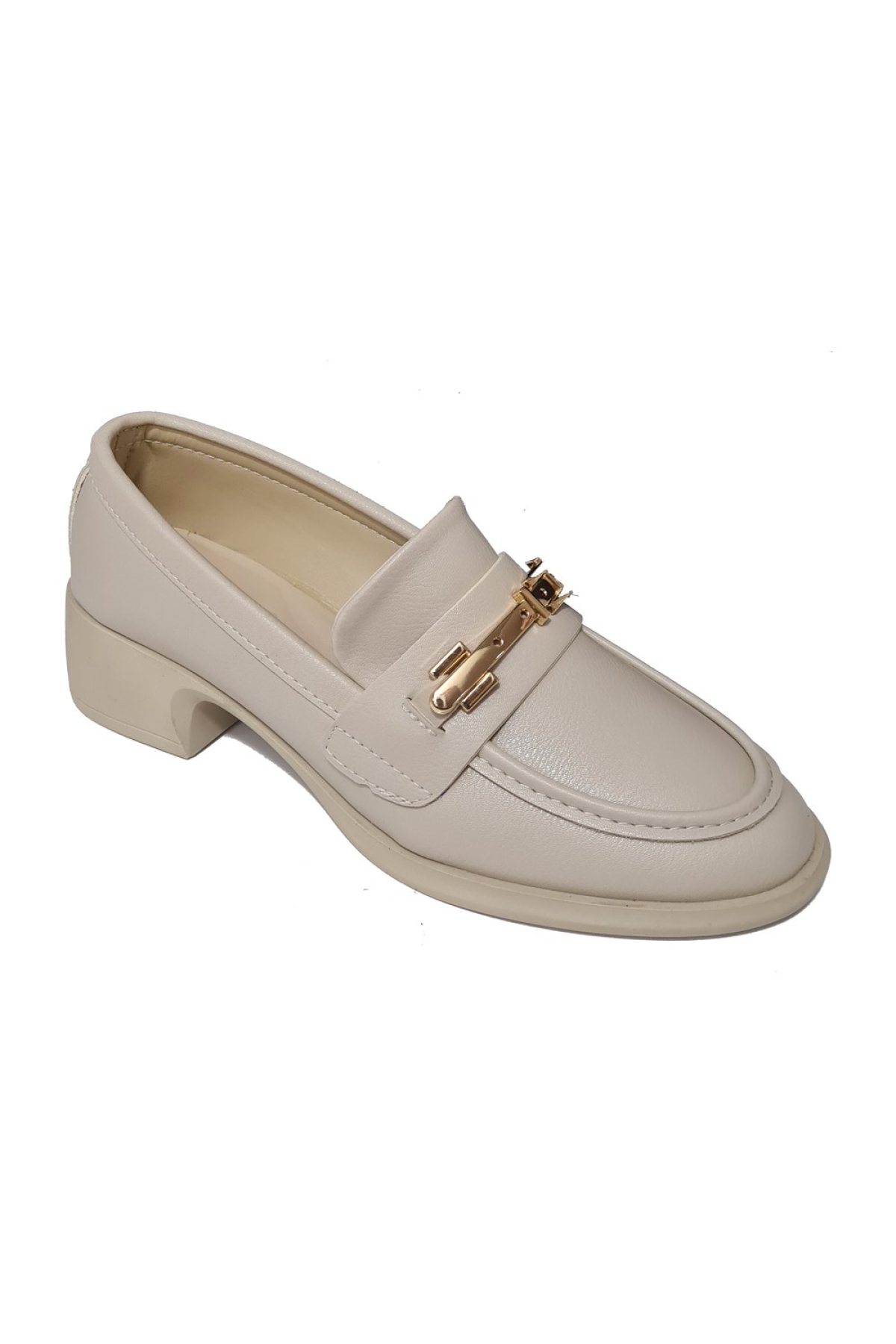Topuklu Aksesuarlı Kadın Loafer Ayakkabı 0094016-z - Görsel 2