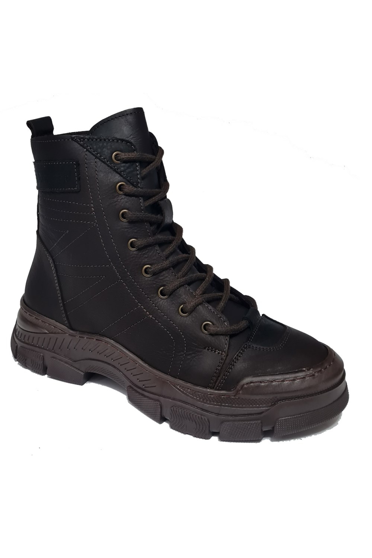 9375 Nubuk İçi Polarlı Hakiki Deri Kadın Bot - Görsel 3