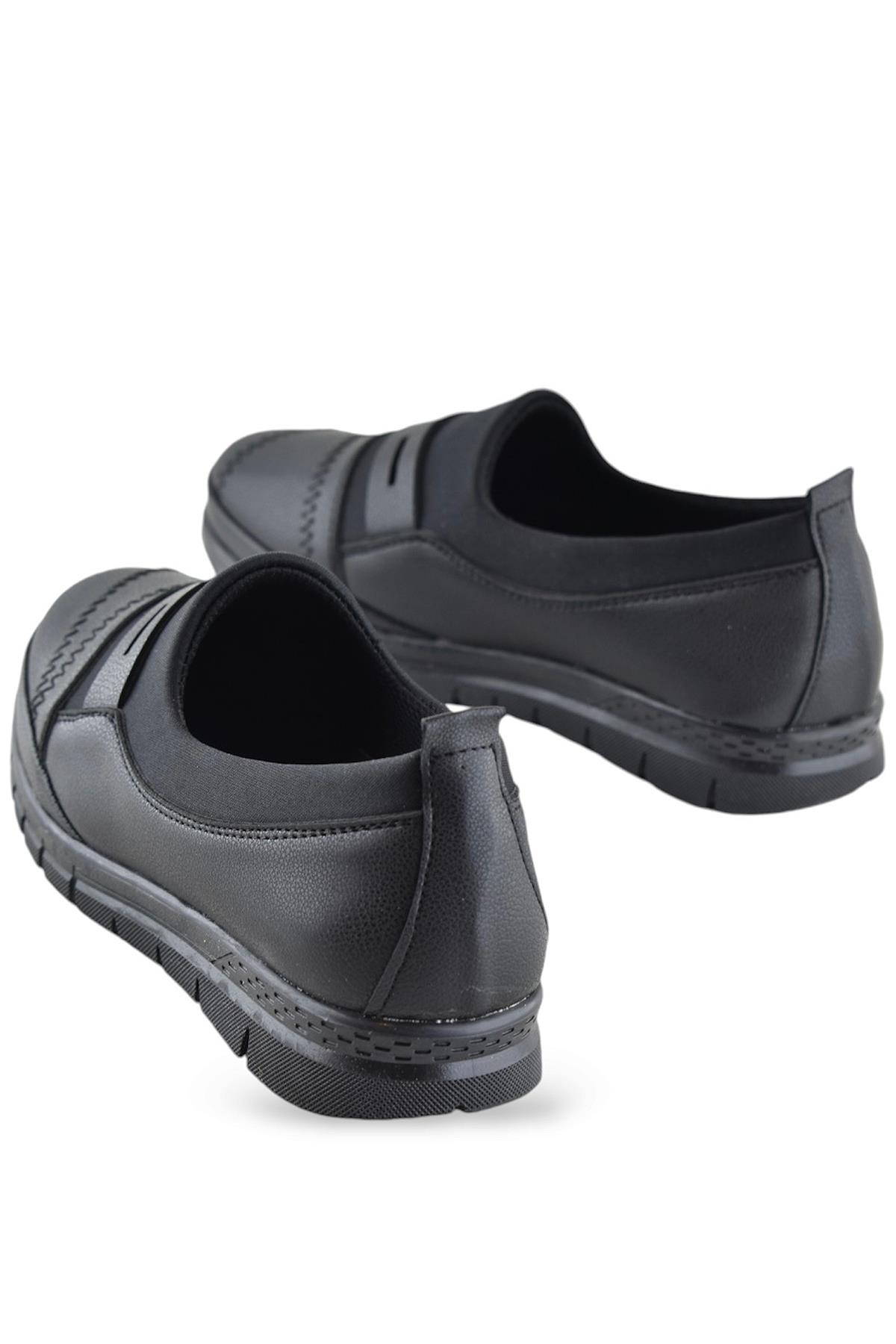 0248 Rahat Ortopedik Taban Günlük Kadın Ayakkabı Babet Kadın Kışlık Ayakkabı - Görsel 6