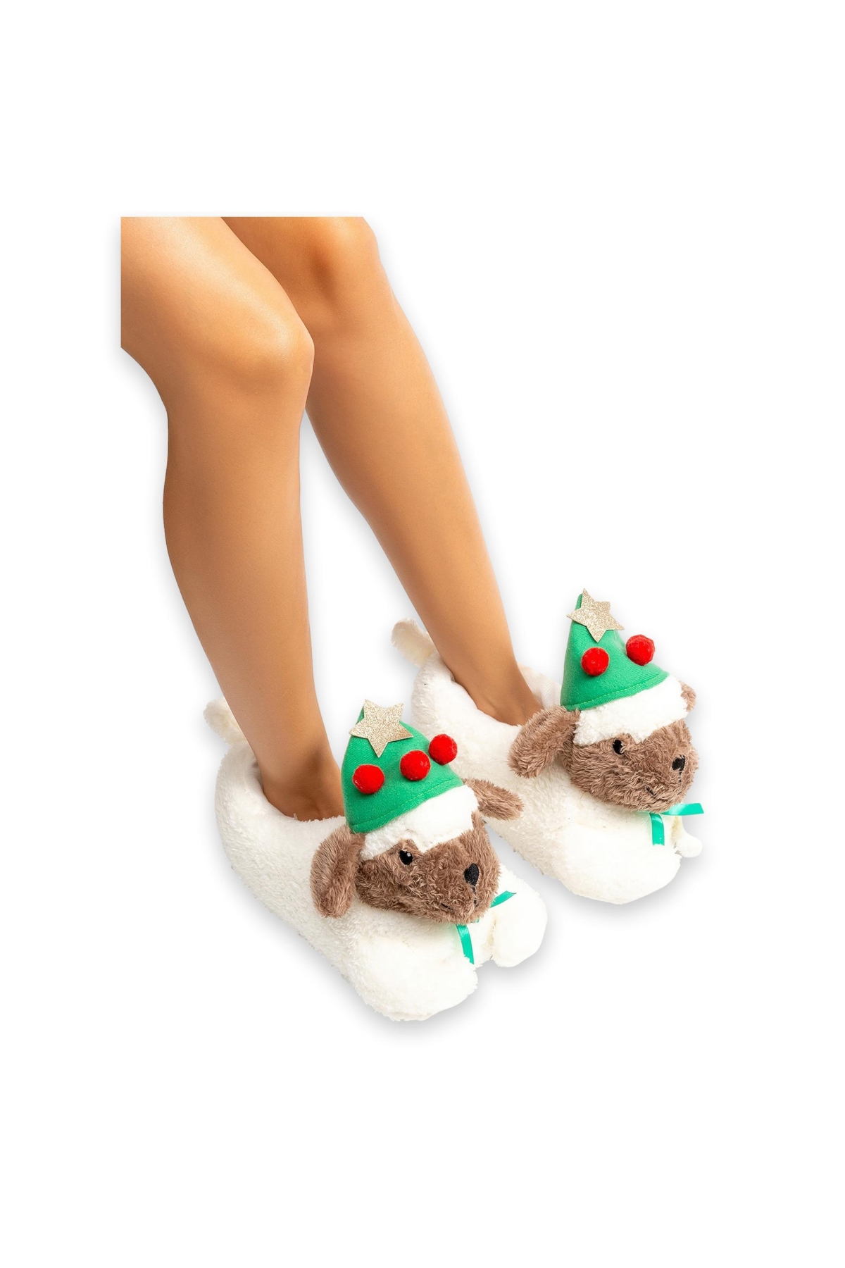 Twigy Ee0554 Tw Fiona Beyaz Kadın Panduf - Görsel 2