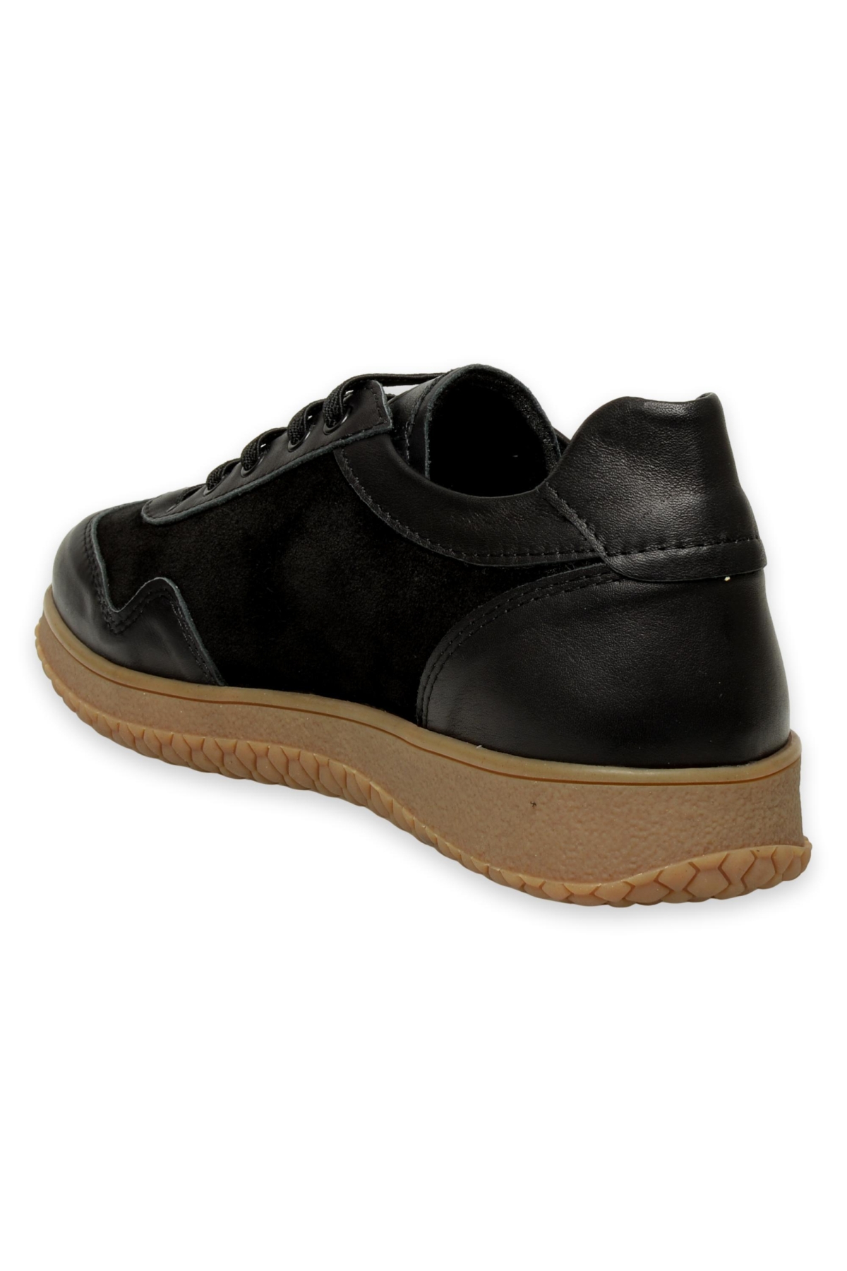 D24Ka-3320 Günlük Sneakers Siyah Kadın Spor Ayakkabı - Görsel 5