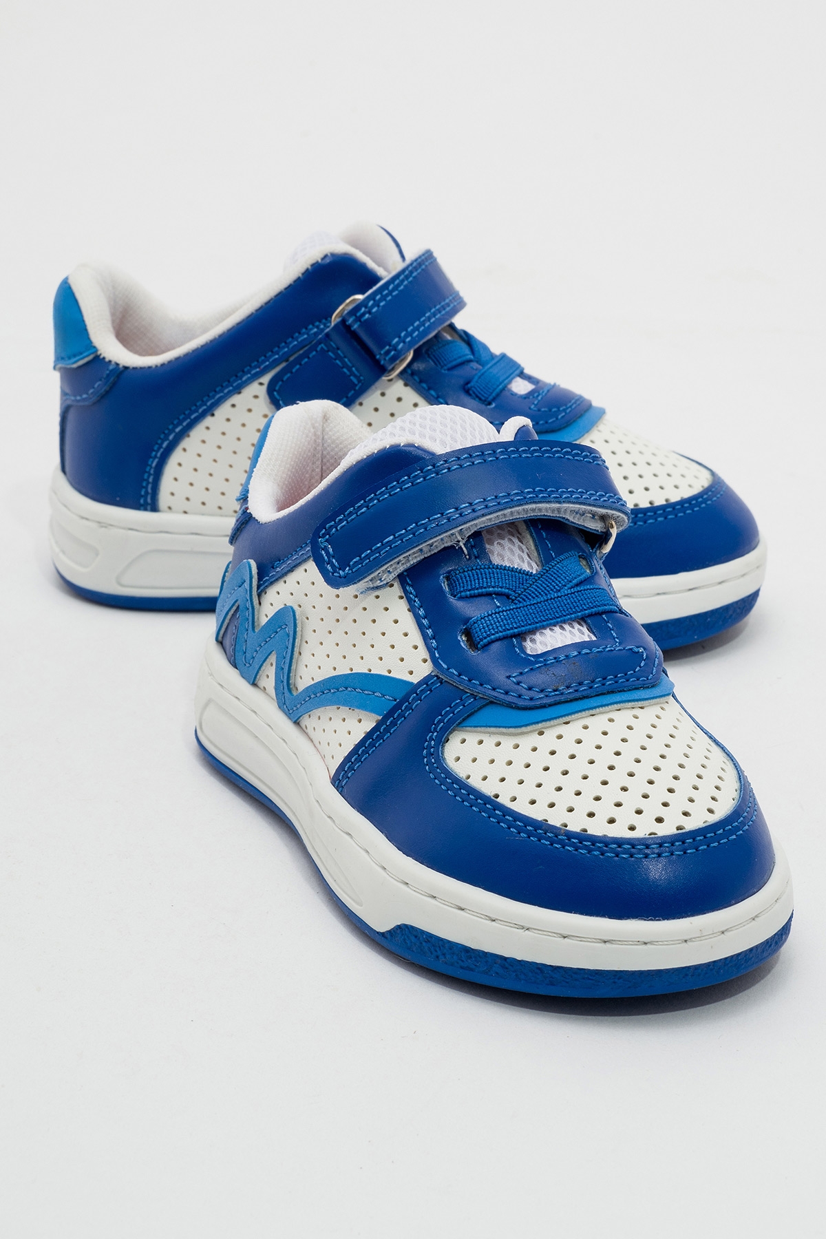 Erkek Çocuk Saks Mavi Sneaker Ayakkabı - Görsel 3