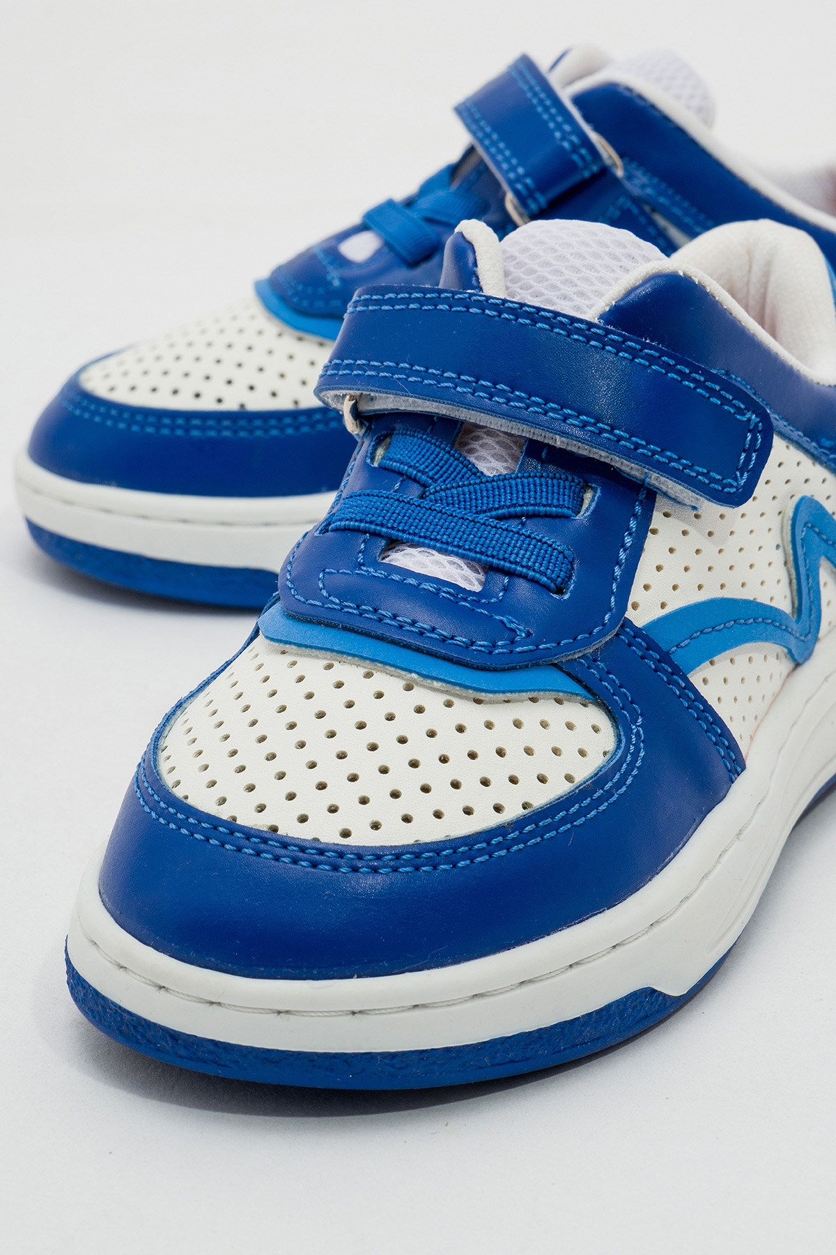 Erkek Çocuk Saks Mavi Sneaker Ayakkabı - Görsel 4