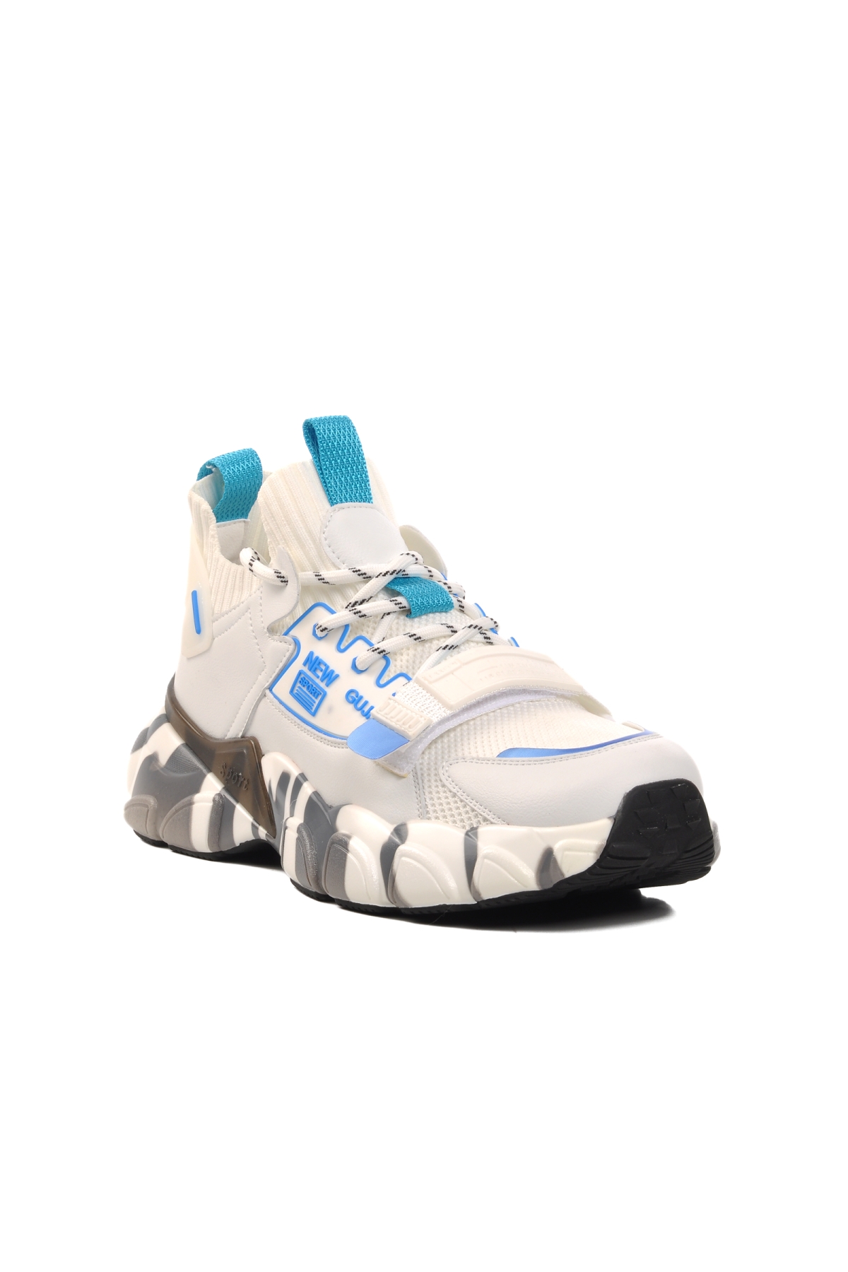 24K573 Beyaz Erkek Spor Ayakkabı - Görsel 4