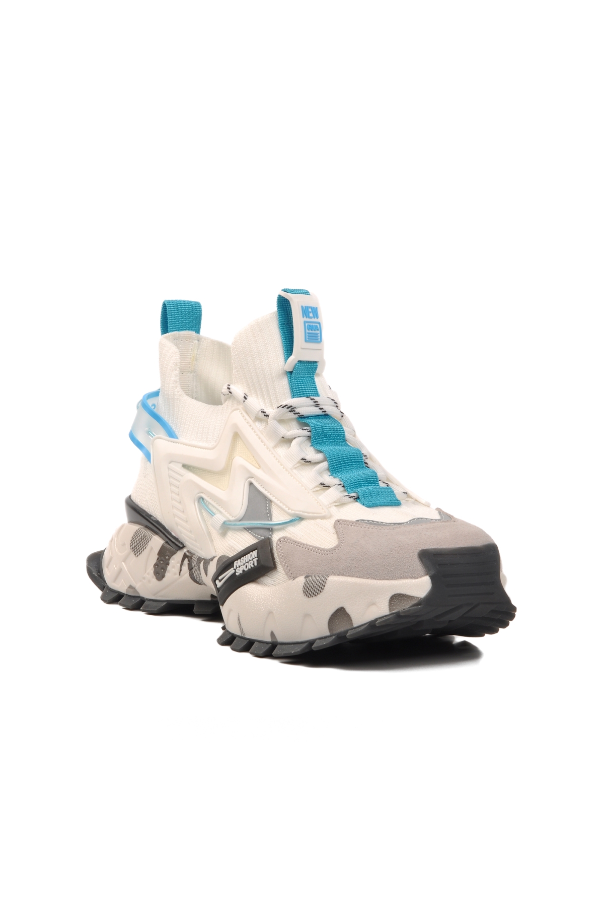 24K574 Beyaz Erkek Spor Ayakkabı - Görsel 4