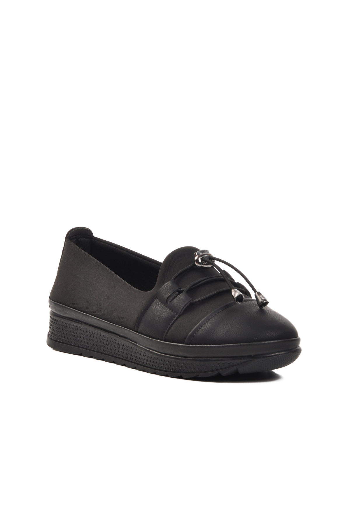 026 Siyah Zümrüt Kadın Günlük Ayakkabı - Görsel 4