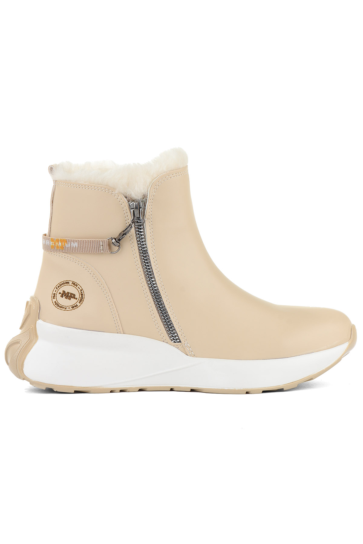 . Cristy Kürklü Fermuarlı Spor Kadın Bot - Görsel 2