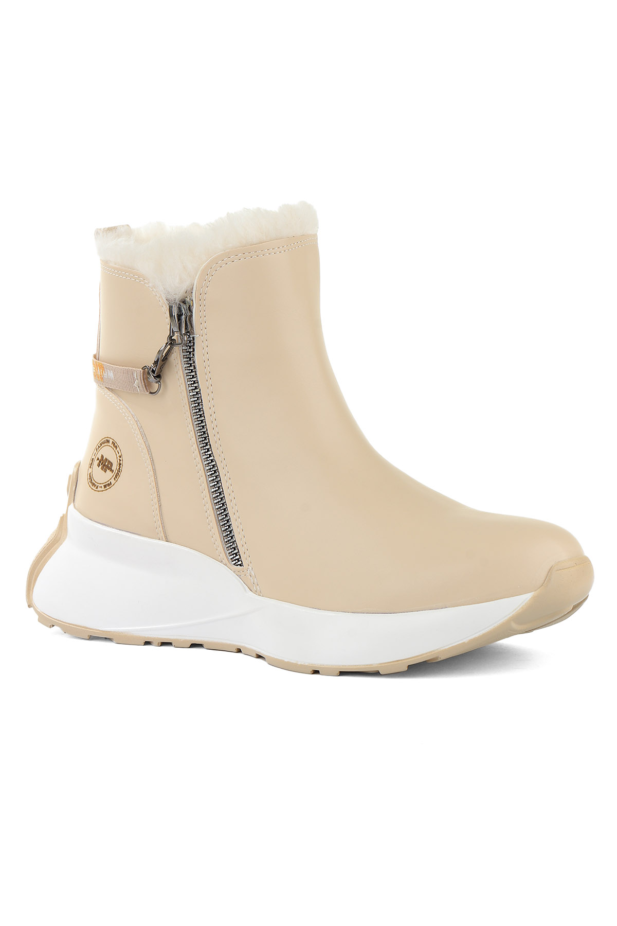 . Cristy Kürklü Fermuarlı Spor Kadın Bot - Görsel 3