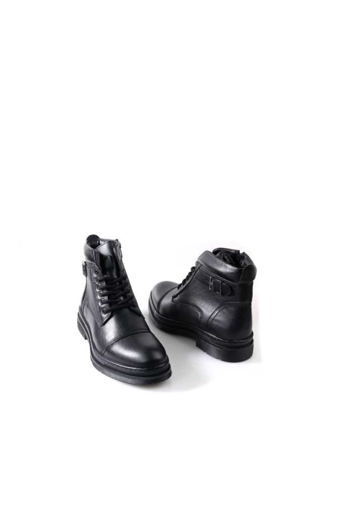 Bzky 3808 Erkek Kauçuk Taban Kürklü Hakiki Deri Bot - Görsel 7