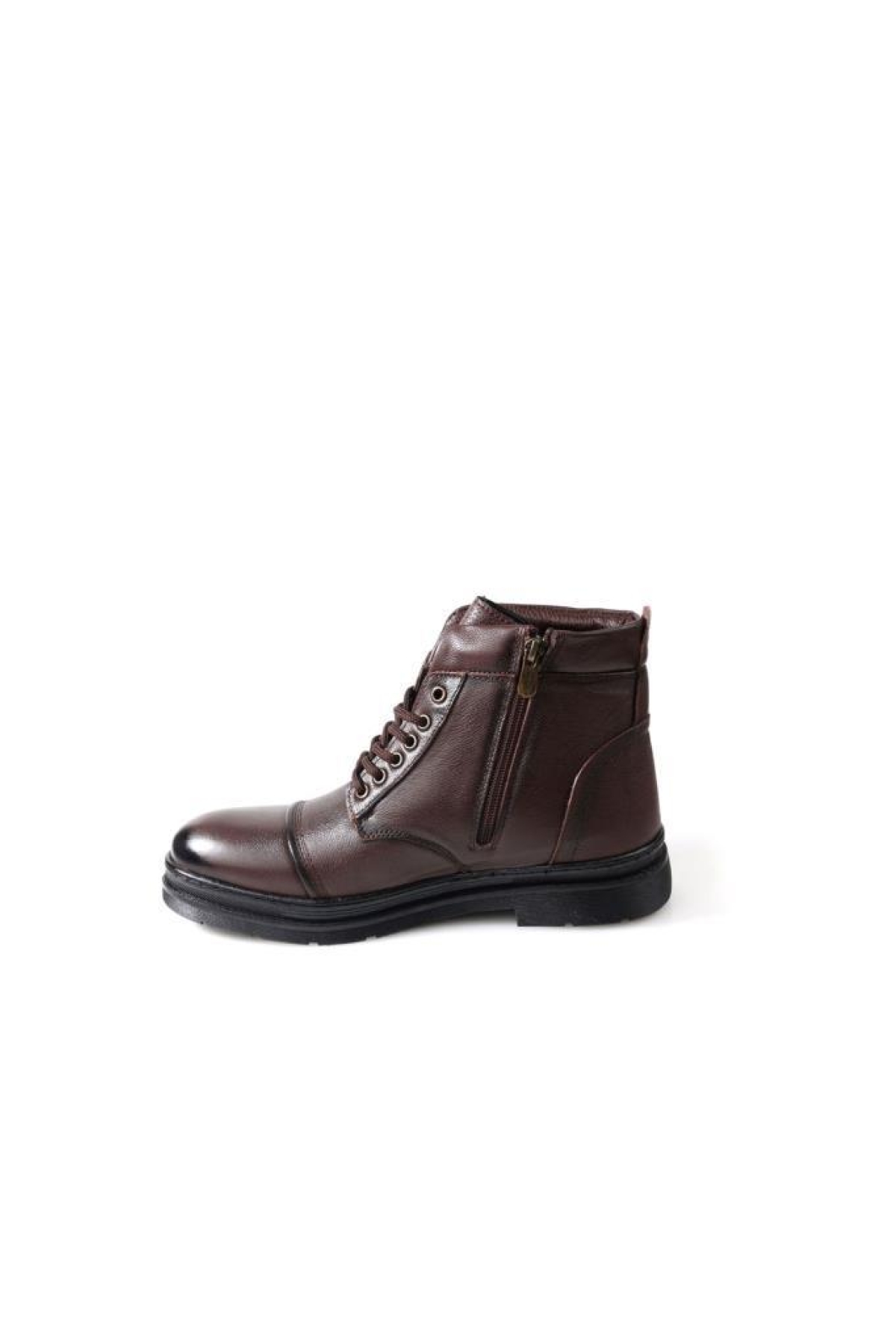 Bzky 3808 Erkek Kauçuk Taban Kürklü Hakiki Deri Bot - Görsel 4