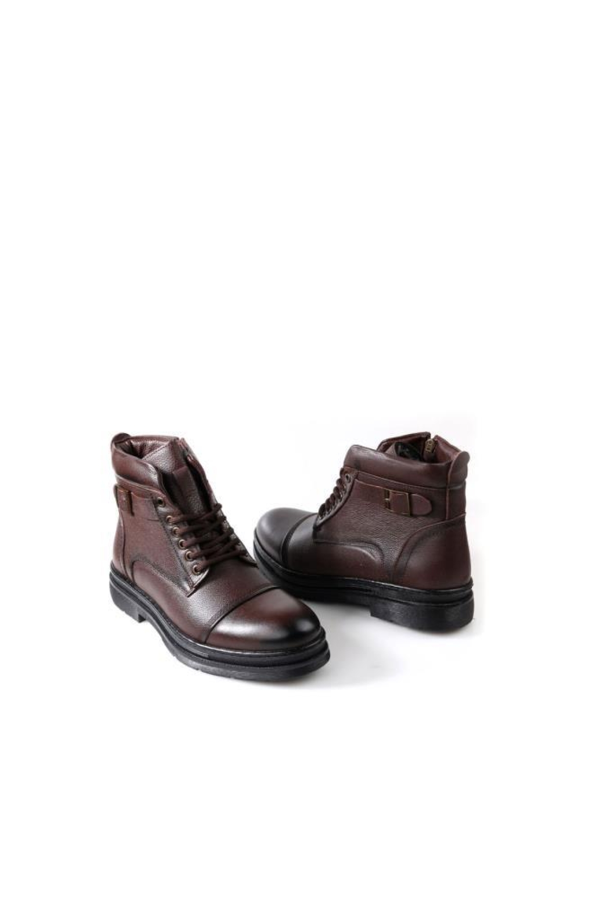 Bzky 3808 Erkek Kauçuk Taban Kürklü Hakiki Deri Bot - Görsel 7