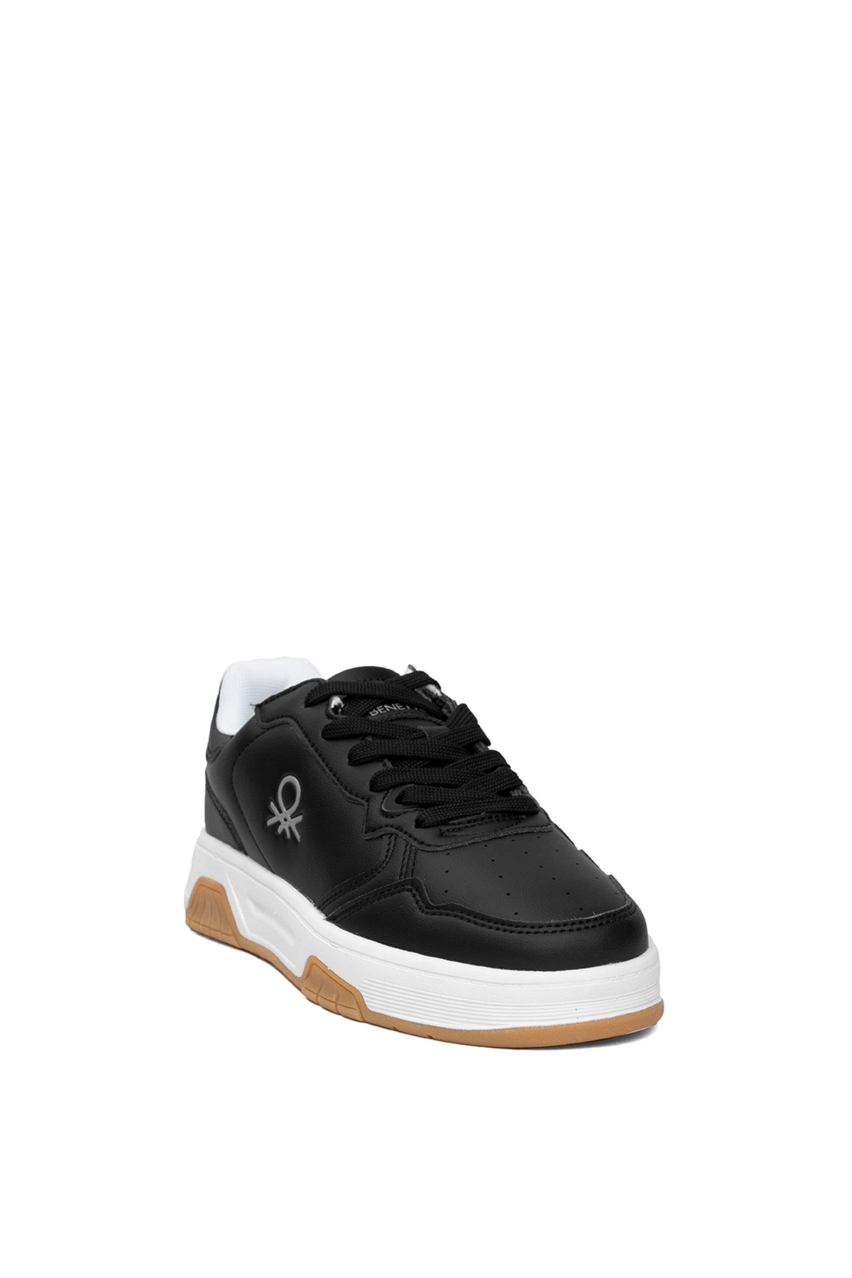 BNI-11220 Kadın Klasik Sneaker Siyah - Beyaz - Görsel 3