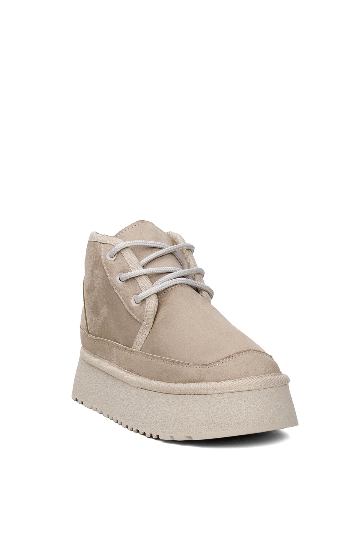 Elit MRT101S Kadın Düz Bot Bej - Görsel 5