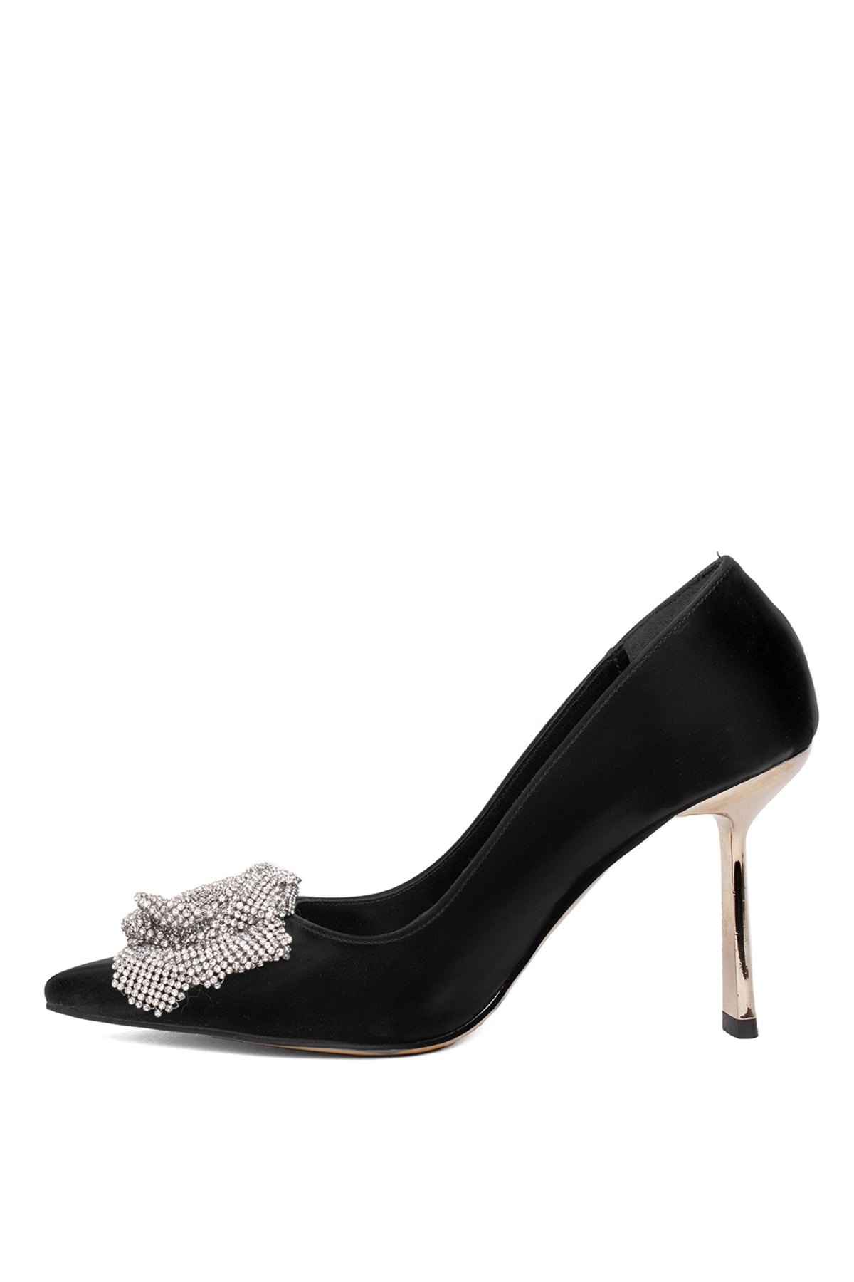 PM439 K990 Kadın Abiye Ayakkabı Siyah - Görsel 4