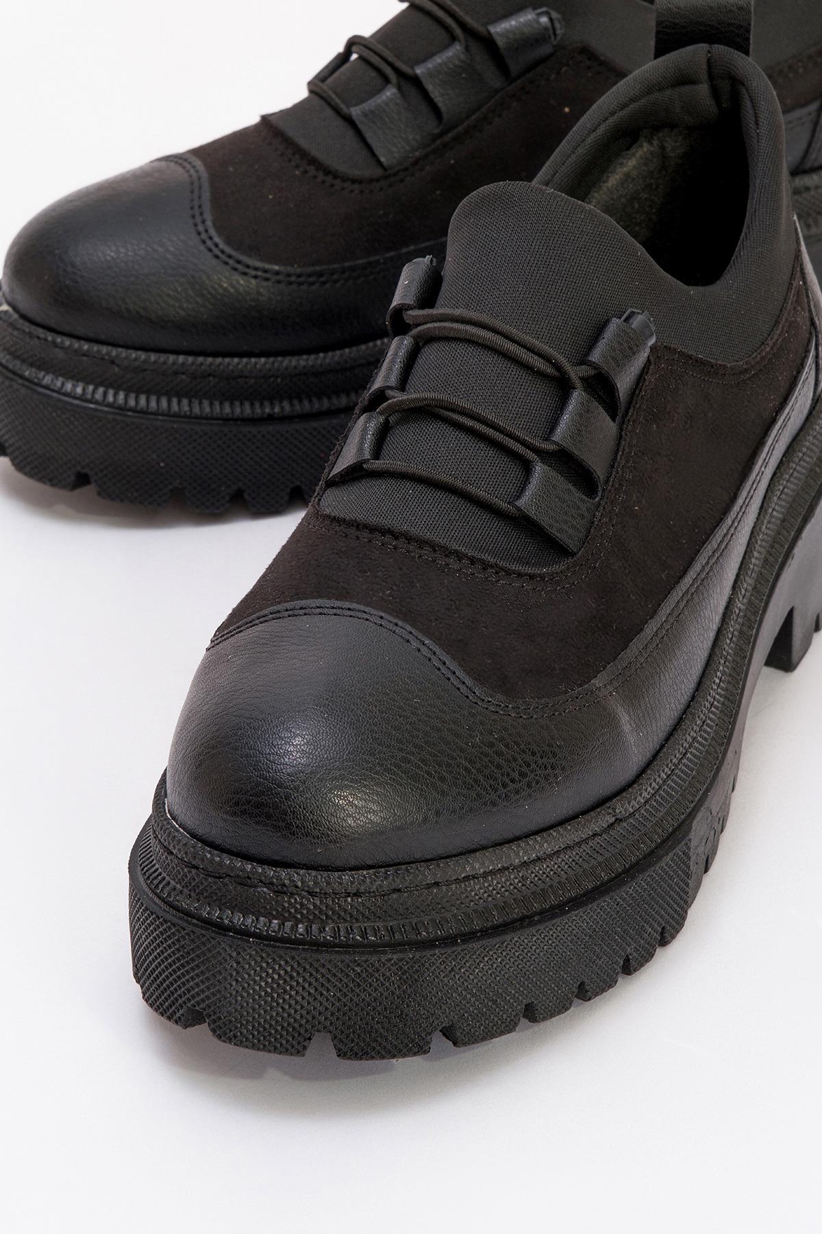 Kadın Günlük Ayakkabı SİYAH CİLT - Görsel 4