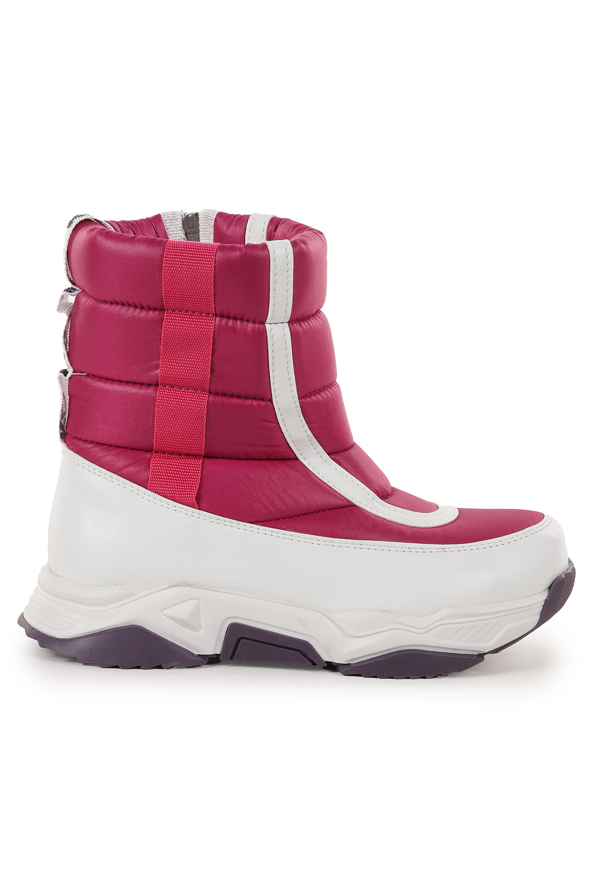 Pablo Fermuarlıı Kız Çocuk Kar Botu Pembe - Görsel 5