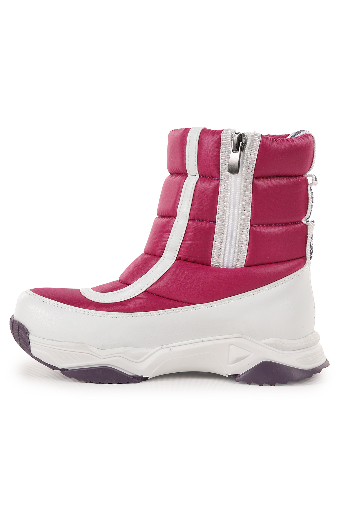 Pablo Fermuarlıı Kız Çocuk Kar Botu Pembe - Görsel 7