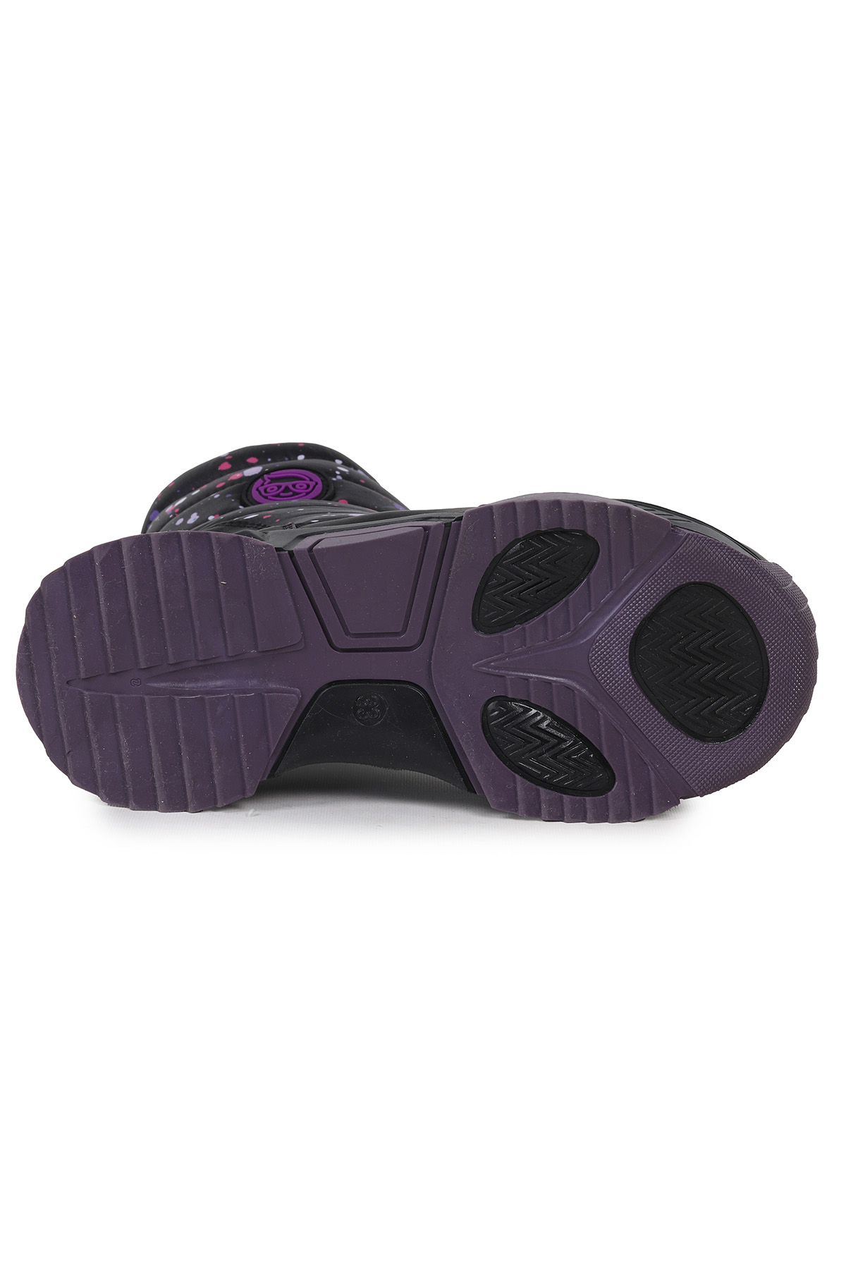 Mars Fermuarlı Kız Çocuk Kar Botu Siyah - Pembe - Görsel 7