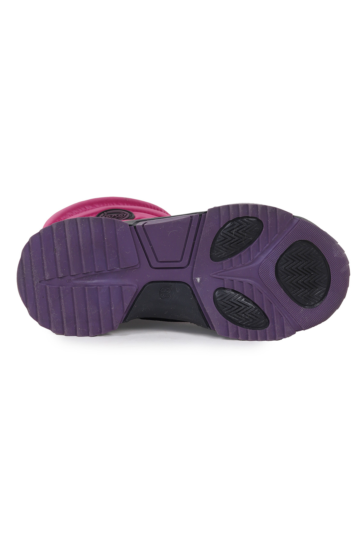 Sumo Fermuarlı Kız Çocuk Kar Botu Mor - Siyah - Görsel 7