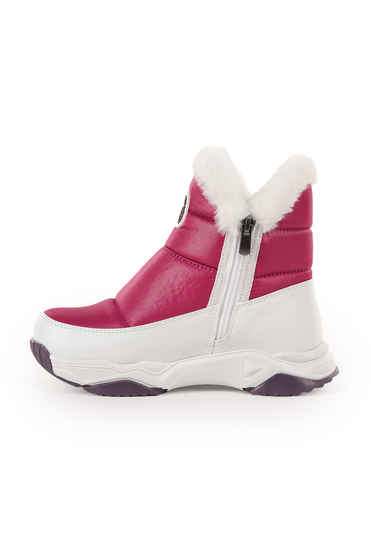 Pamela Fermuarlı Kız Çocuk Kar Botu Mor - Görsel 7