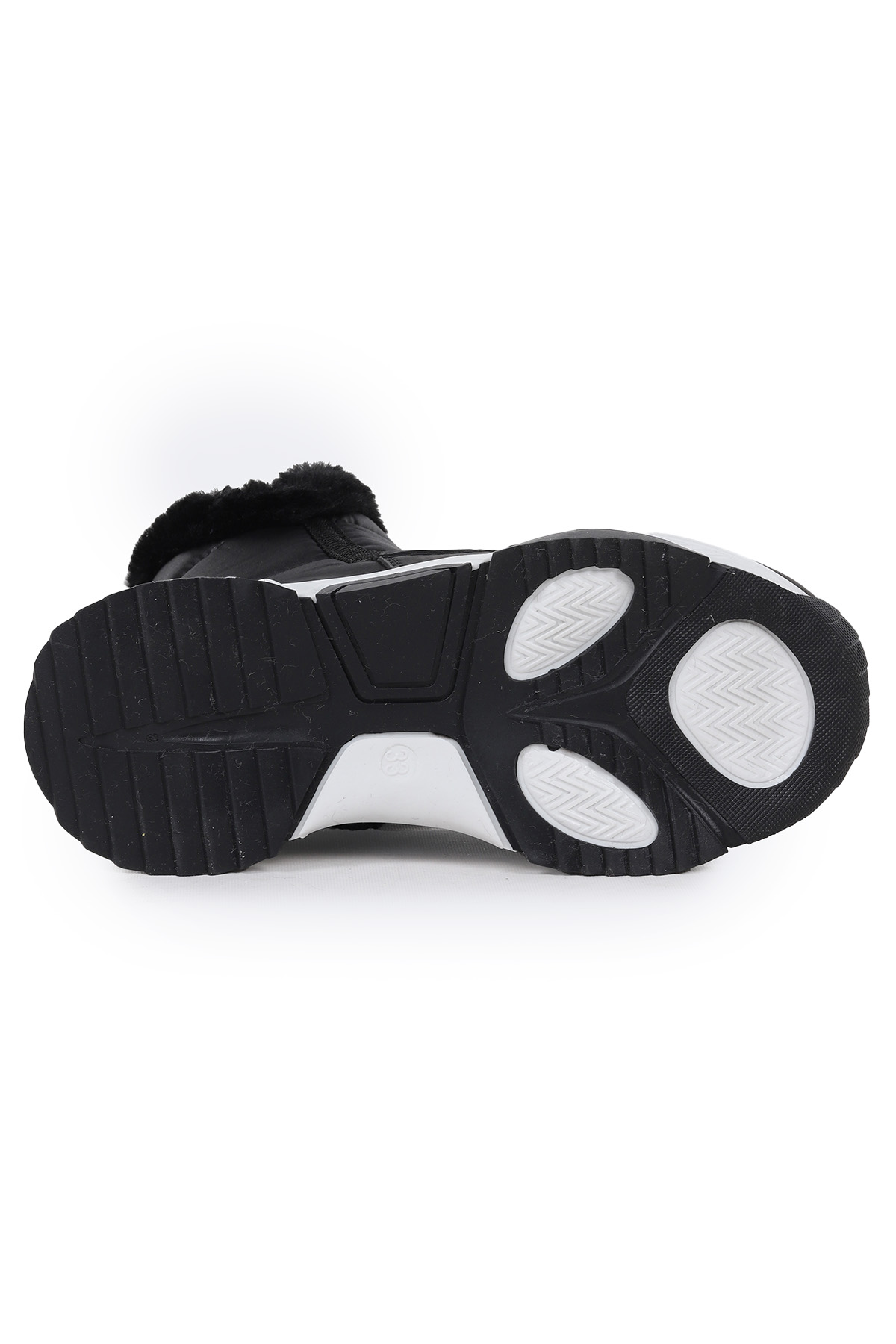 Pamela Fermuarlı Kız Çocuk Kar Botu Siyah - Görsel 7