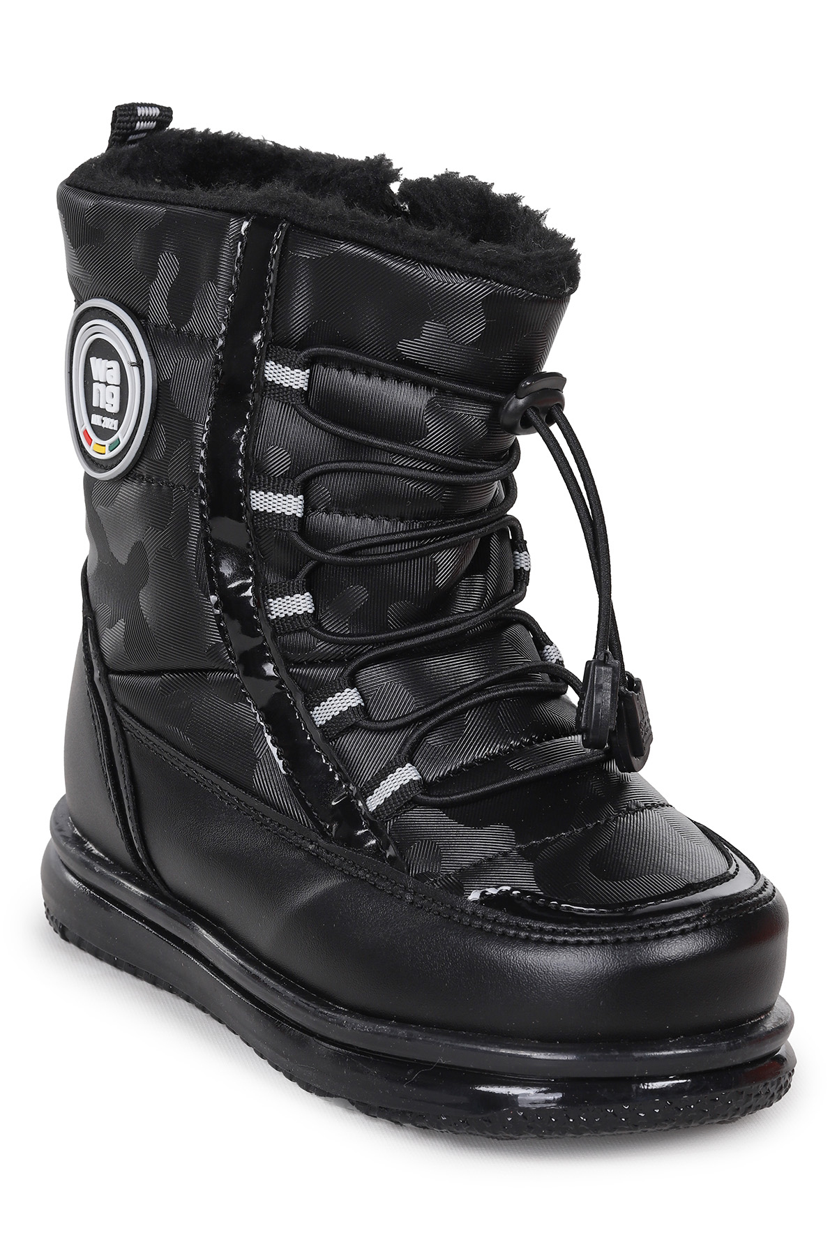 Cern Fermuarlı Kız Çocuk Bot Ayakkabı Siyah - Görsel 5