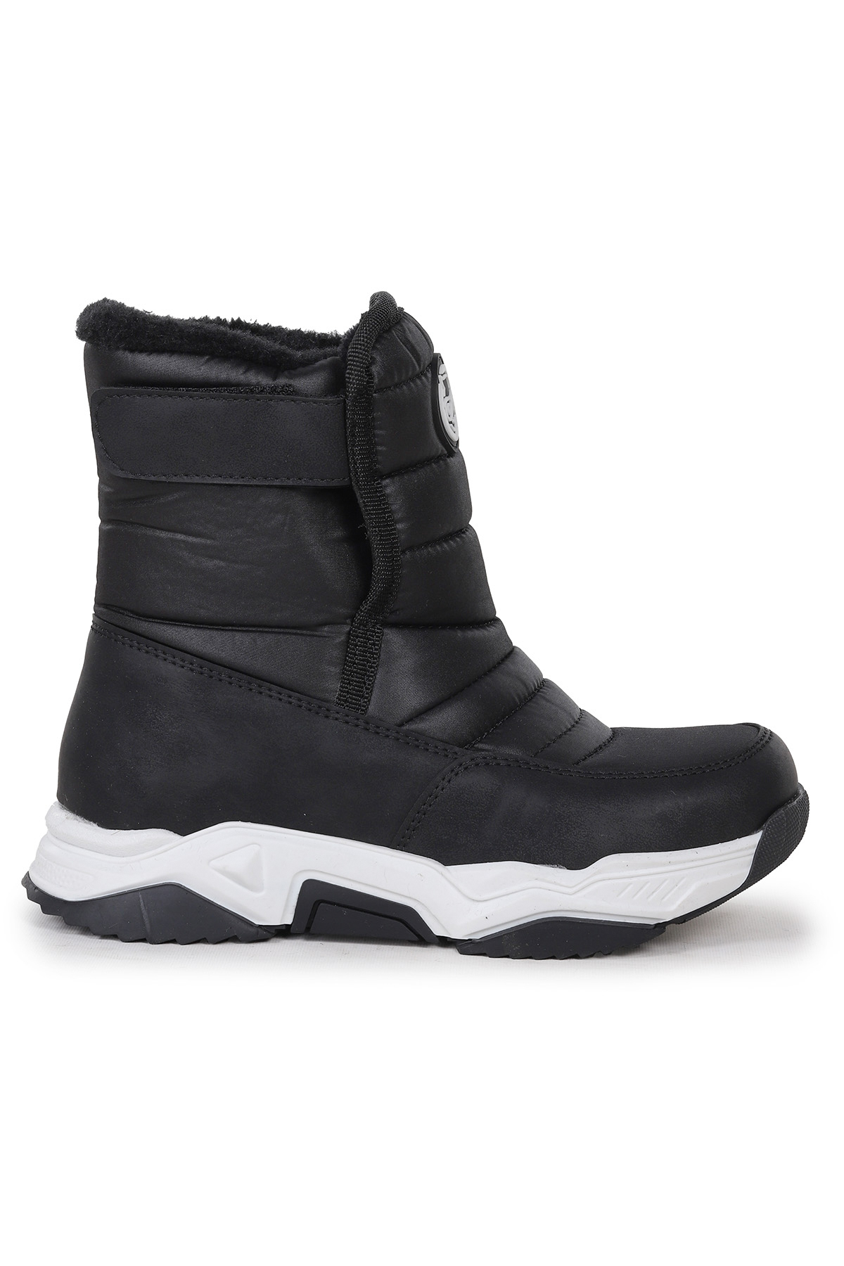 Monny Cırtlı Erkek Çocuk Kar Botu Siyah - Beyaz - Görsel 5