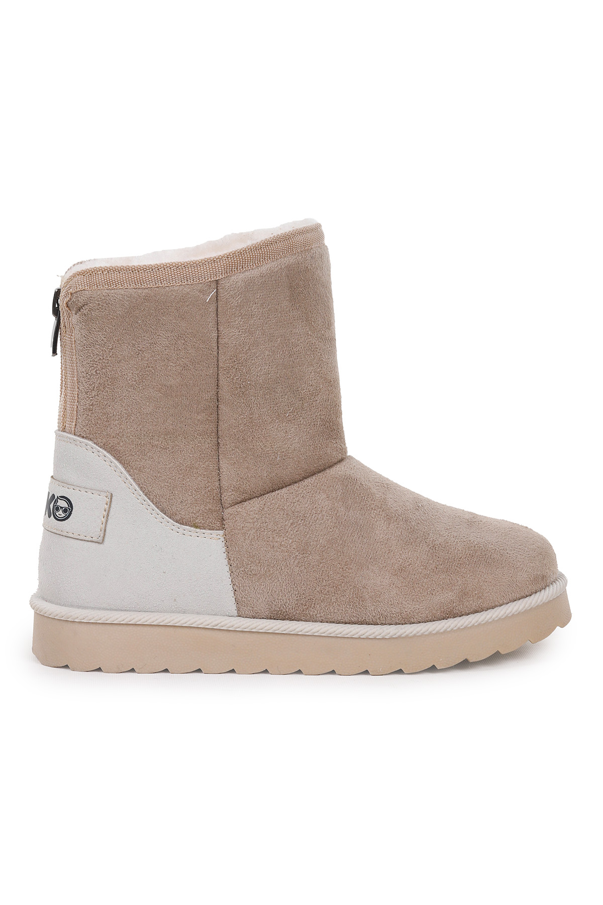 Jessy Fermuarlı Kız Çocuk Bot Bej - Görsel 5