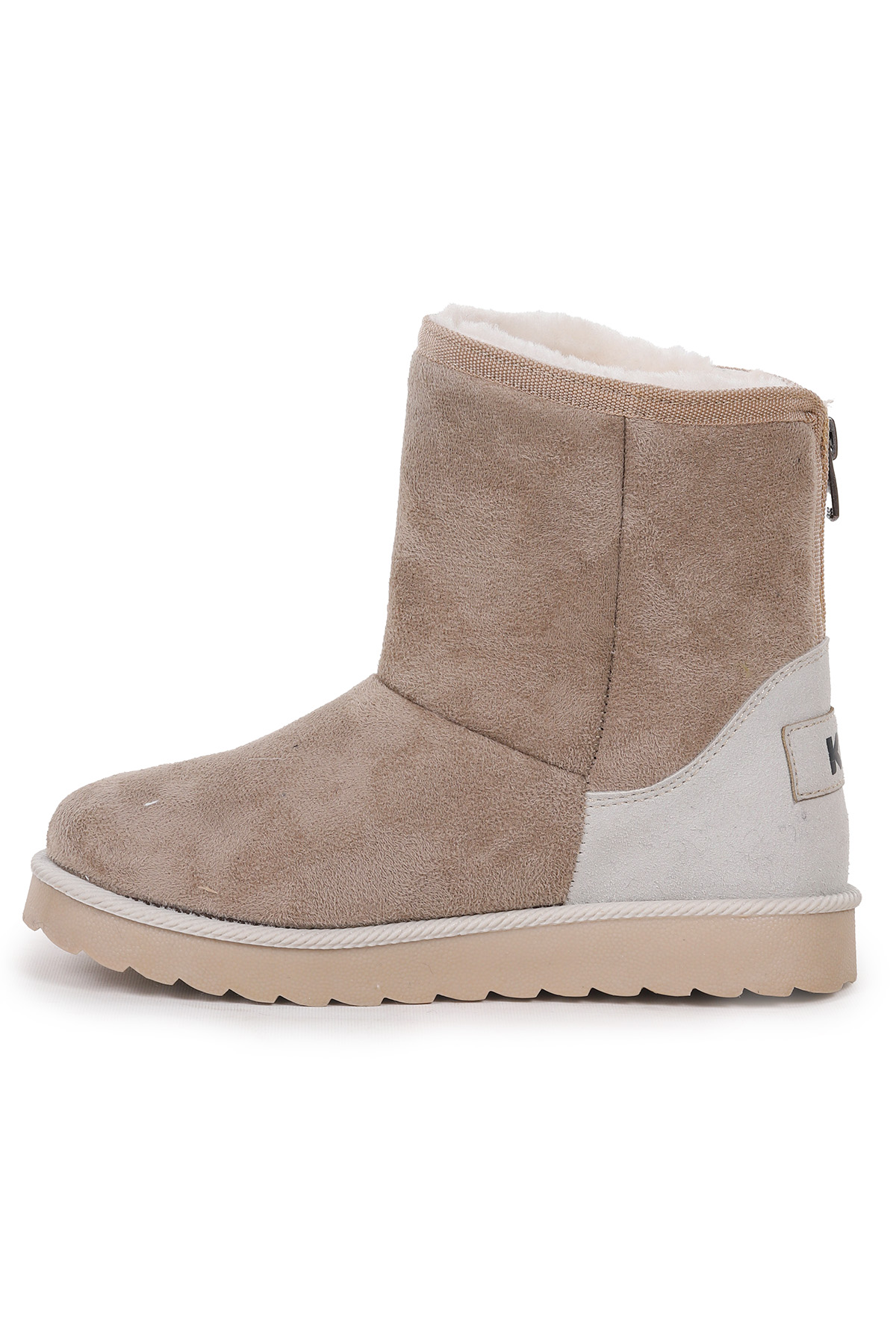 Jessy Fermuarlı Kız Çocuk Bot Bej - Görsel 7