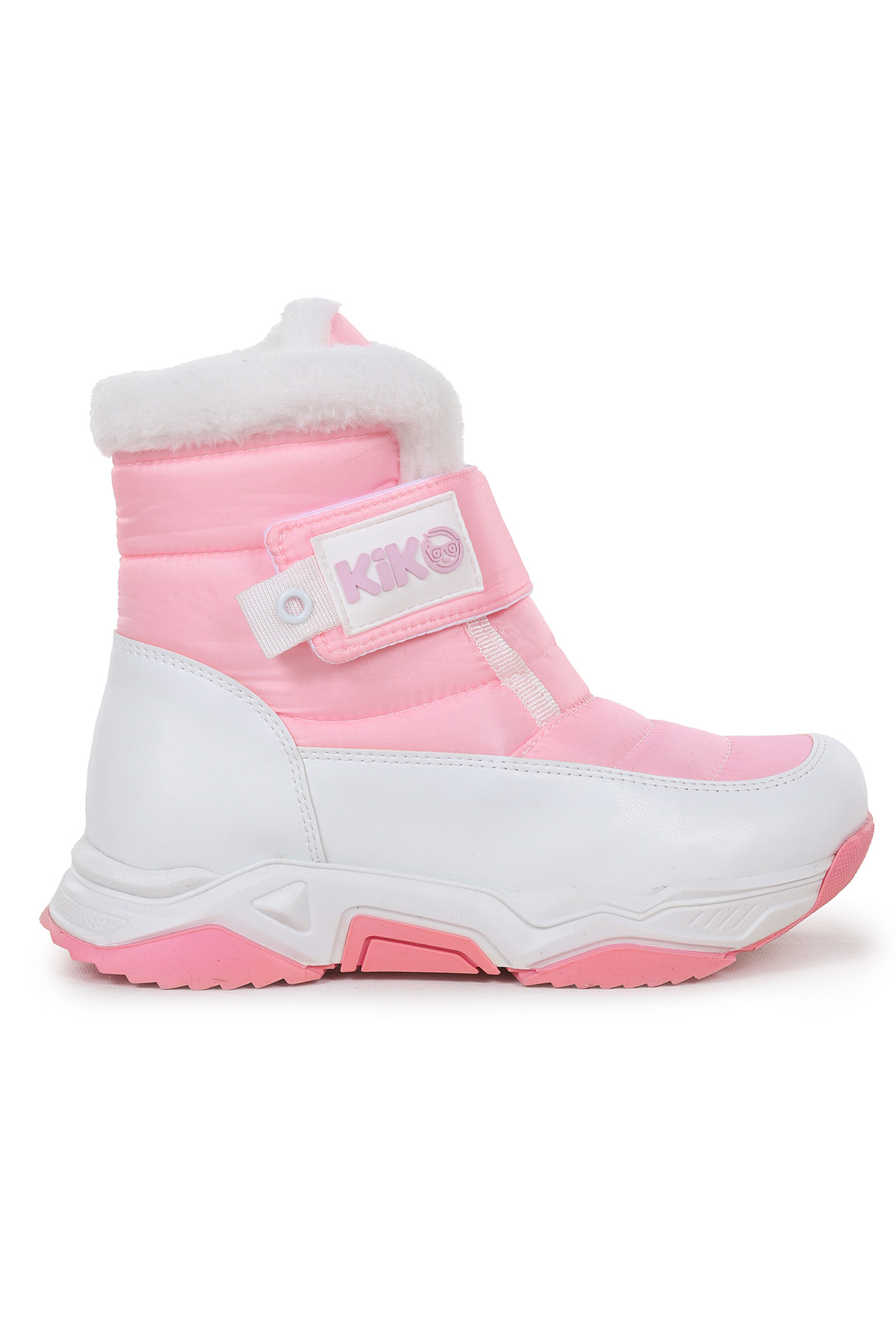 Magic Cırtlı Kız Çocuk Kar Botu Pembe - Beyaz - Görsel 4