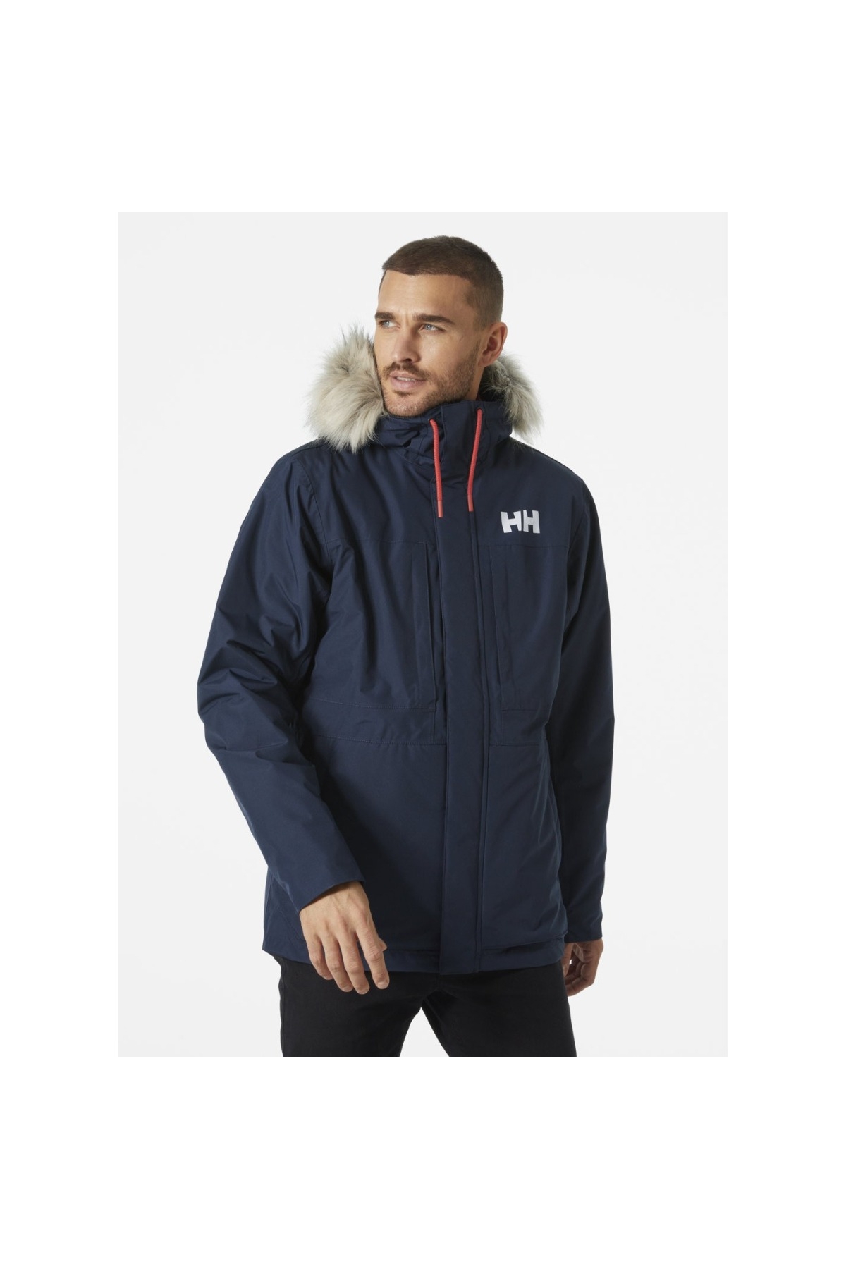 Parka Coastal 3.0 Erkek Lacivert Kapüşonlu Mont