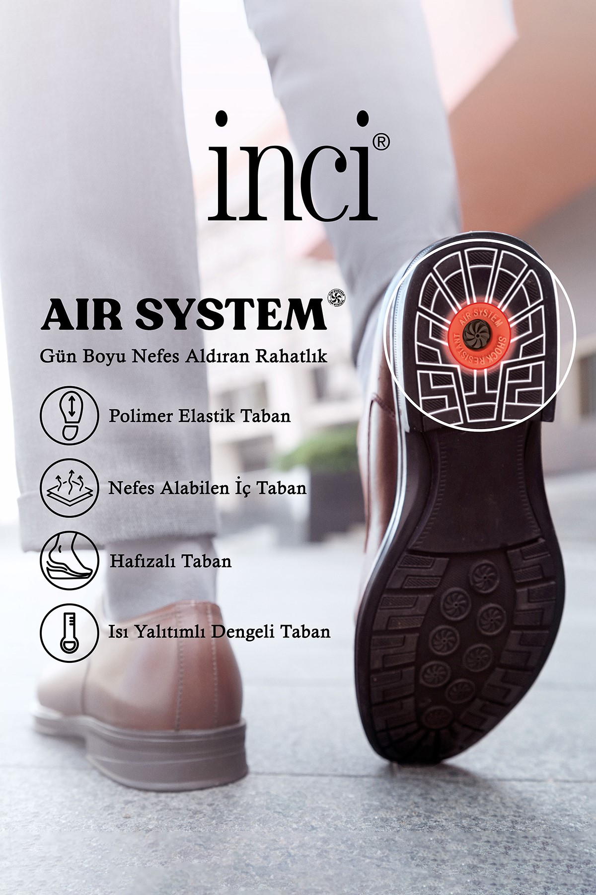 İnci INCI MECHA 4PR Taba Erkek Makosen - Görsel 10