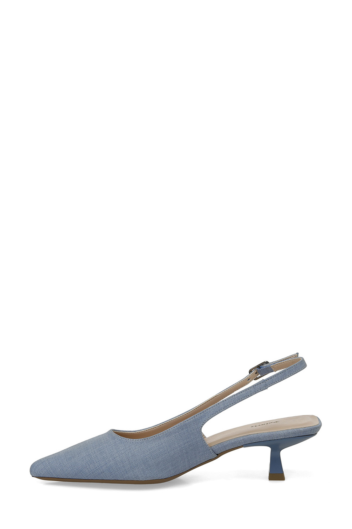 325028K.Z 5FX Mavi Kadın Topuklu Ayakkabı - Görsel 4