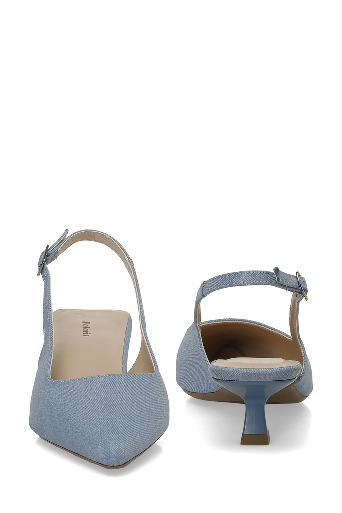 325028K.Z 5FX Mavi Kadın Topuklu Ayakkabı - Görsel 6