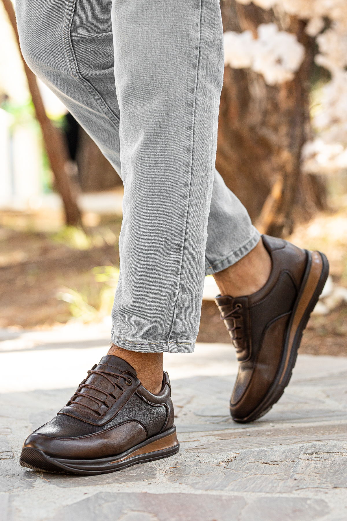 D0315 Günlük Ortopedik Erkek Klasik Garantili Ayakkabı - Görsel 4