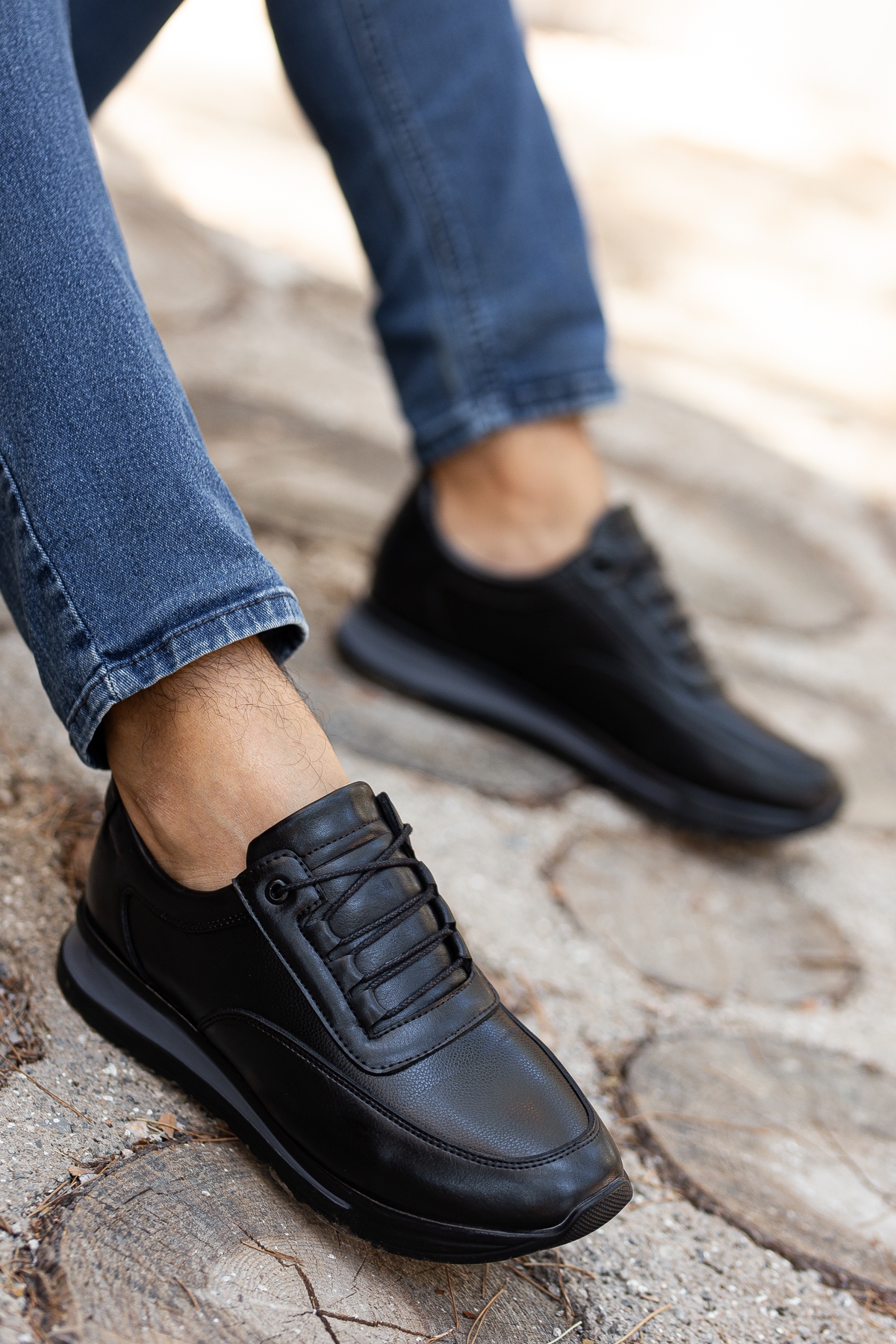 D0315 Günlük Ortopedik Erkek Klasik Garantili Ayakkabı - Görsel 6