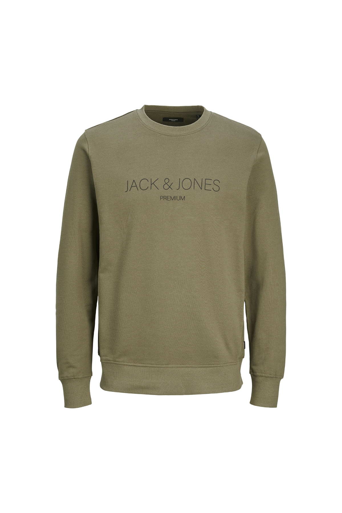 Jack&Jones Blajared Erkek Kahverengi Yuvarlak Yaka Sweatshirt