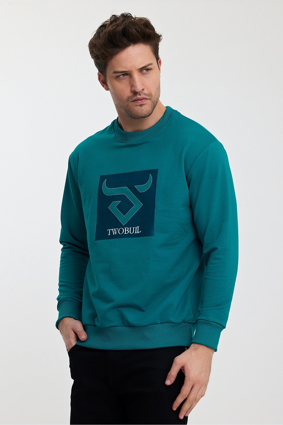 OSLO Erkek Sweatshirt Petrol