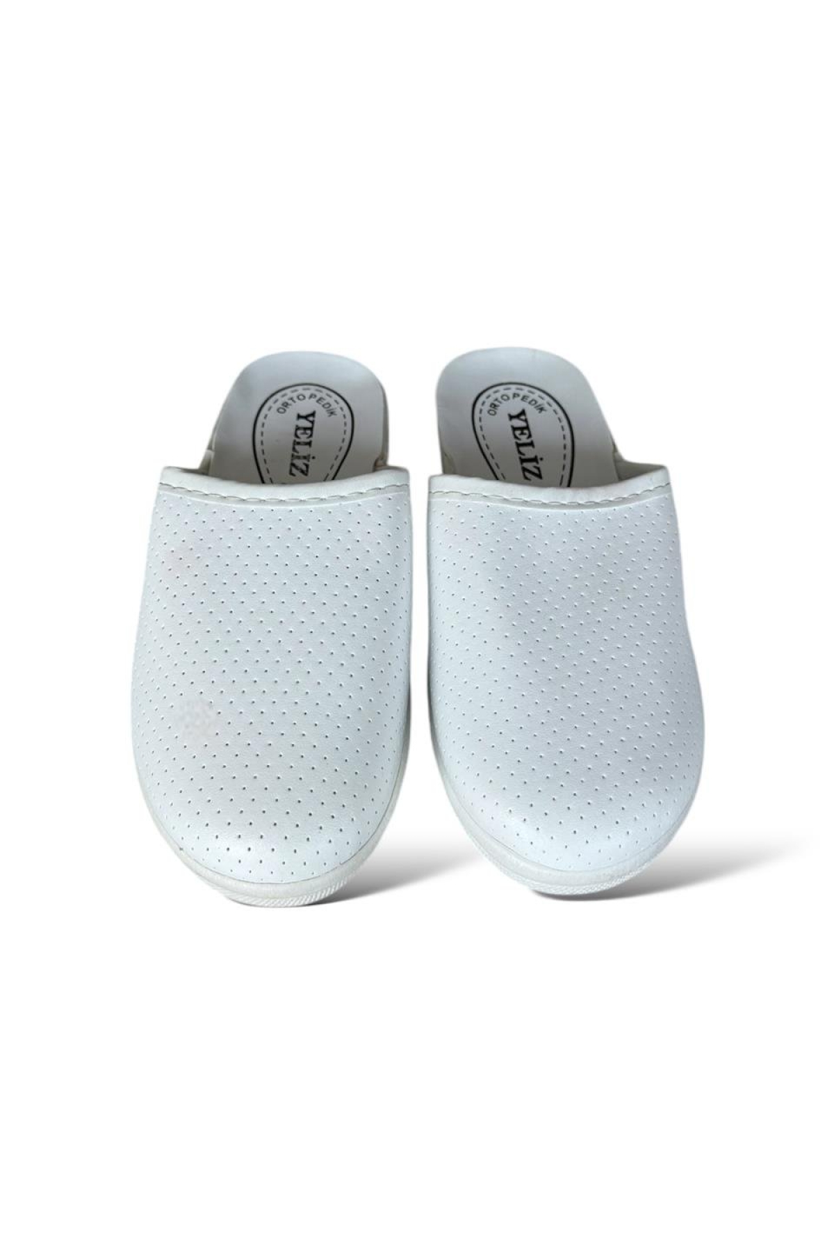 Unisex Sabo Hastane Aşçı Temizlik İş Terliği BEYAZ - Görsel 5