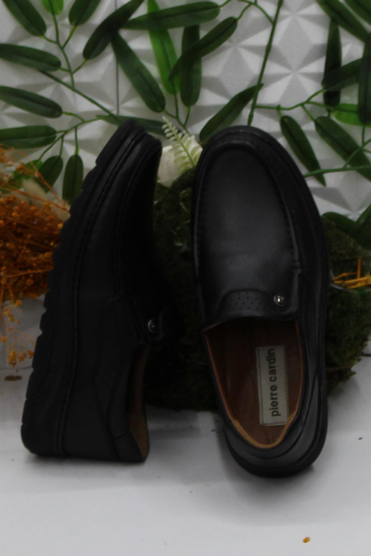 67406 Siyah Comfy Orijinal Ürün Hakiki Deri Erkek Ayakkabı - Görsel 6