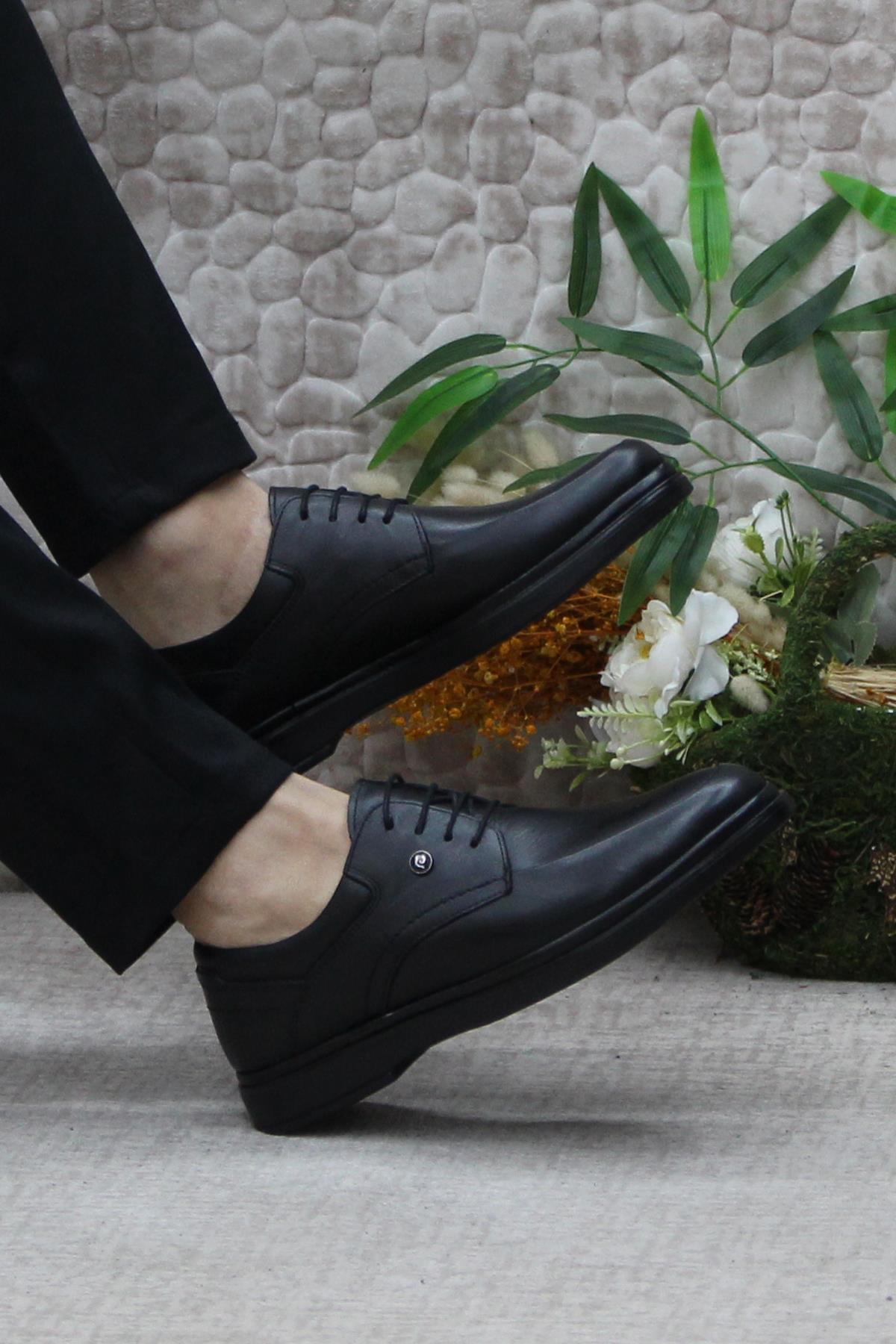 6715 Siyah Comfort Orijinal Ürün Hakiki Deri Erkek Ayakkabı - Görsel 6